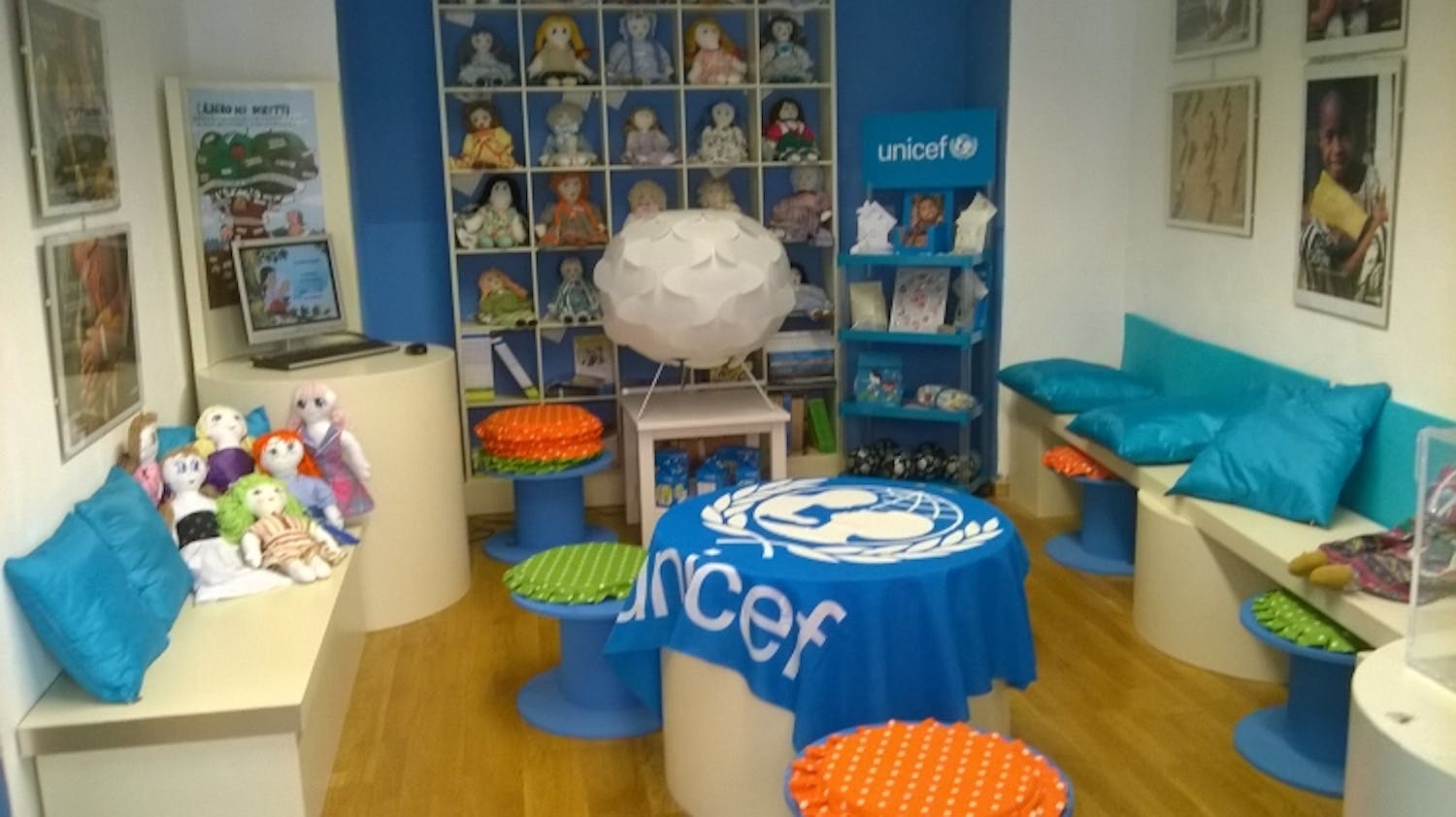 Il salotto UNICEF per i bambini