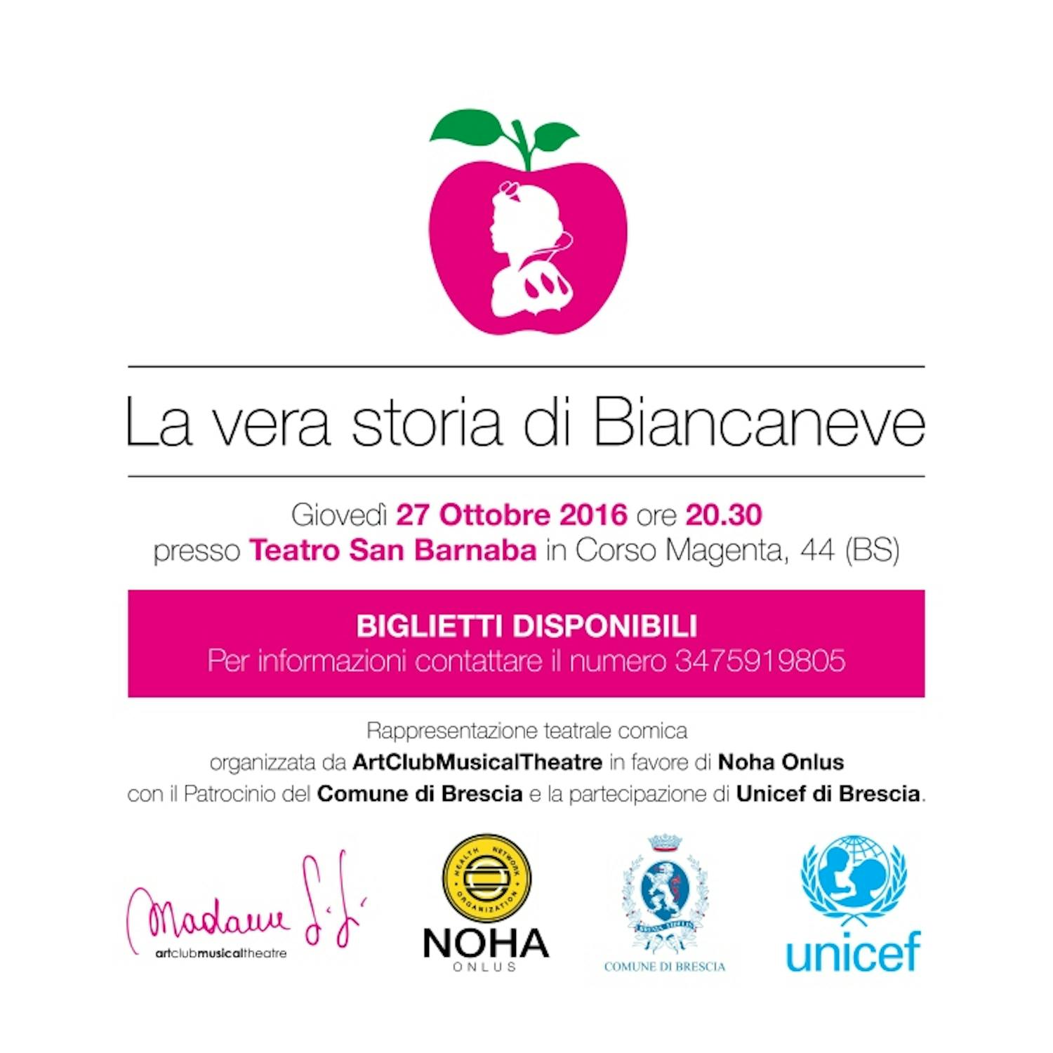 Locandina dell'evento di Brescia del 27 ottobre 2016