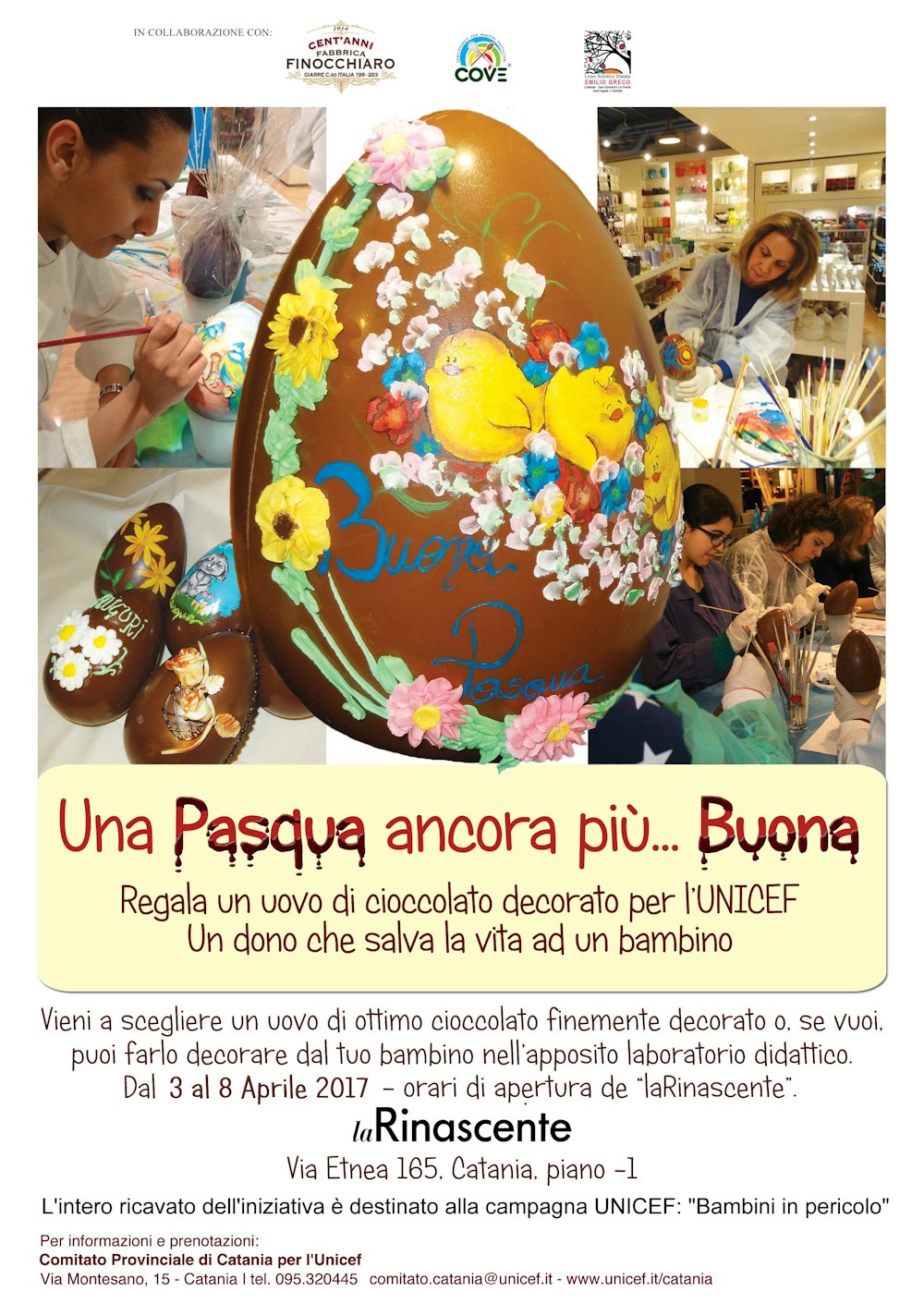 A La Rinascente di Catania ci si prepara per "una Pasqua ancora pi ...  Buona" | UNICEF Italia
