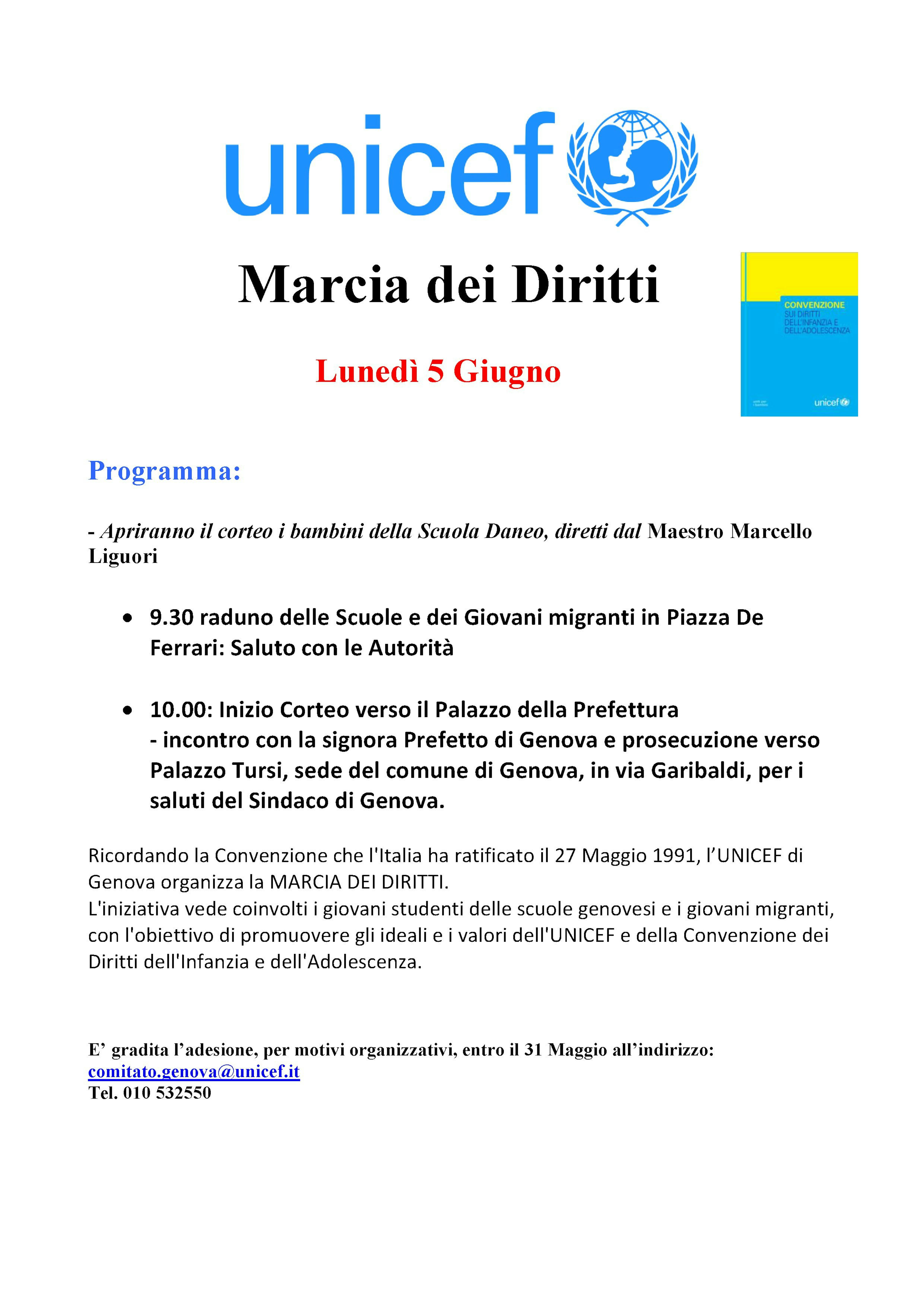 A Genova, il 5 giugno, vi aspettiamo alla Marcia dei Diritti