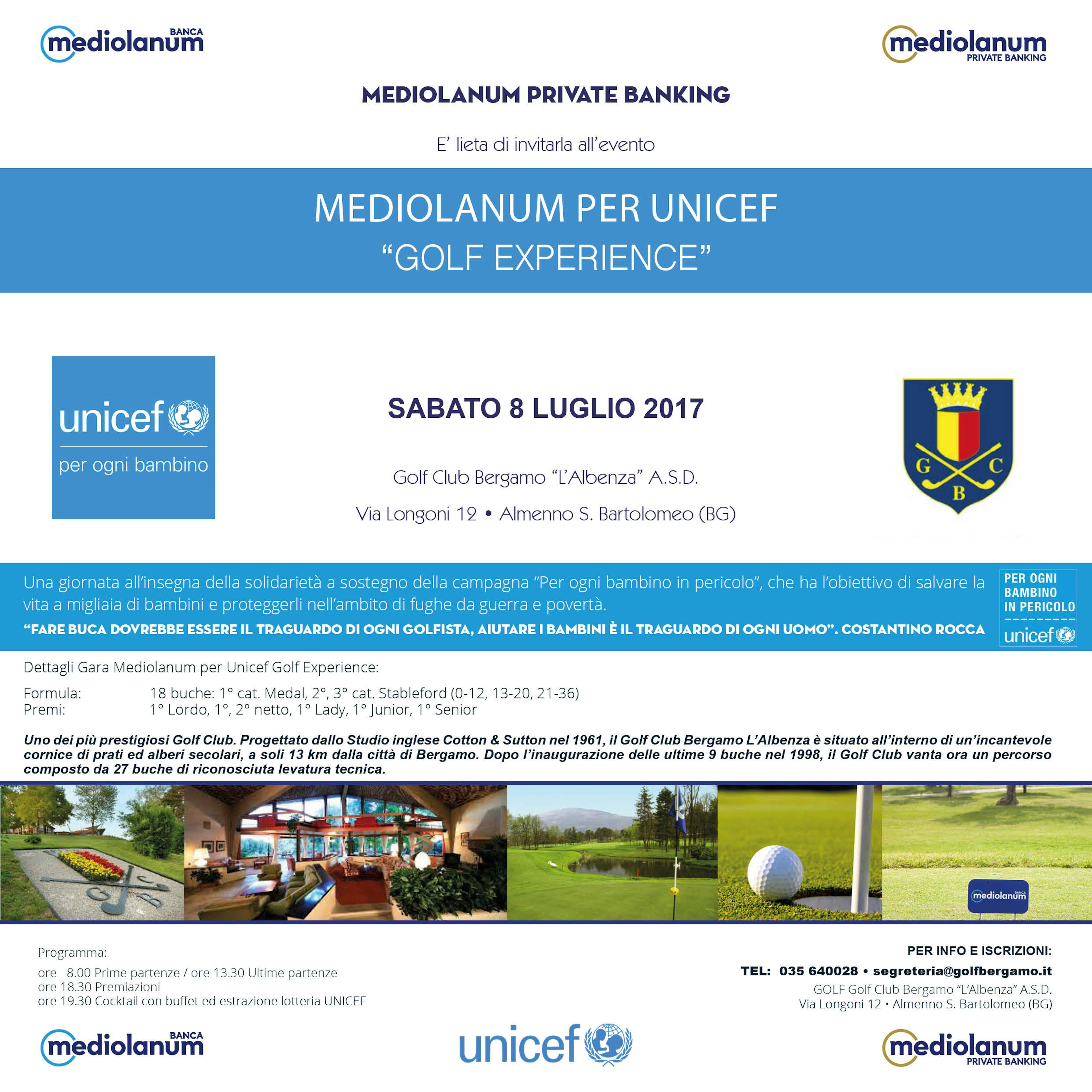 Mediolanum per l'UNICEF 