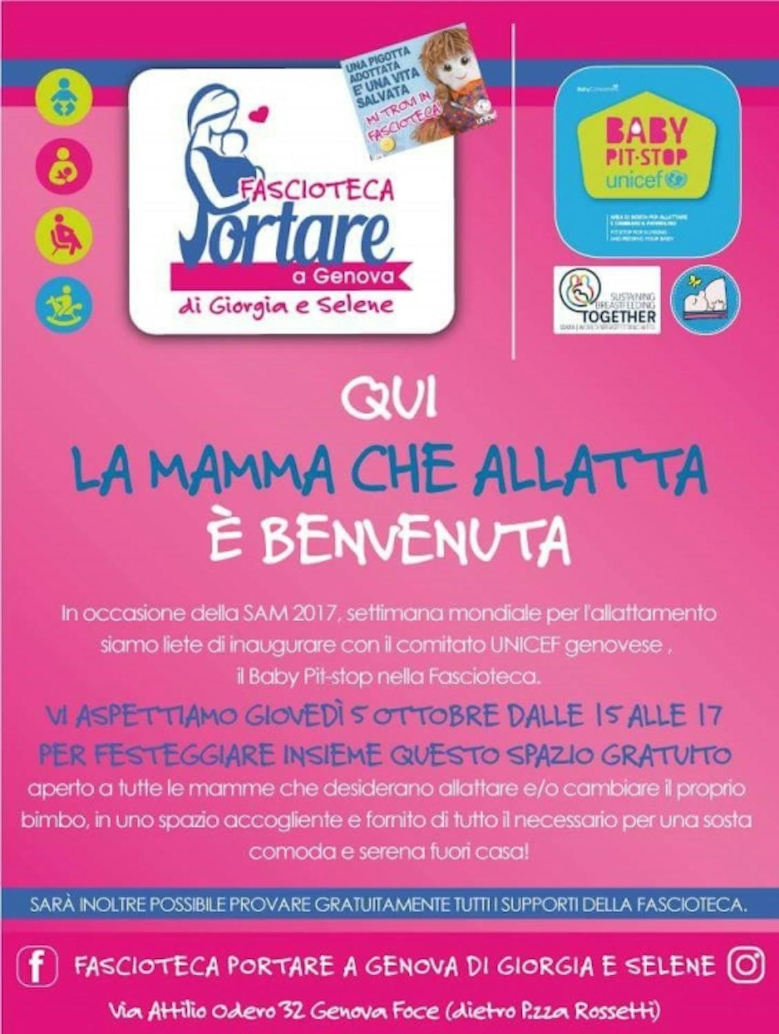 Nuovo Baby Pit Stop a Genova