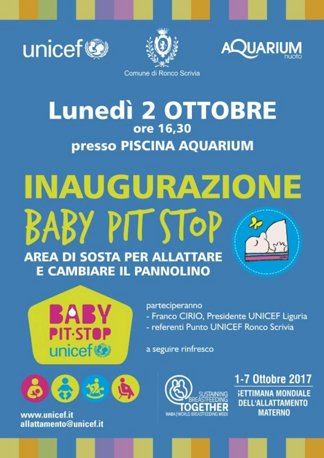 Baby Pit Stop alla piscina comunale