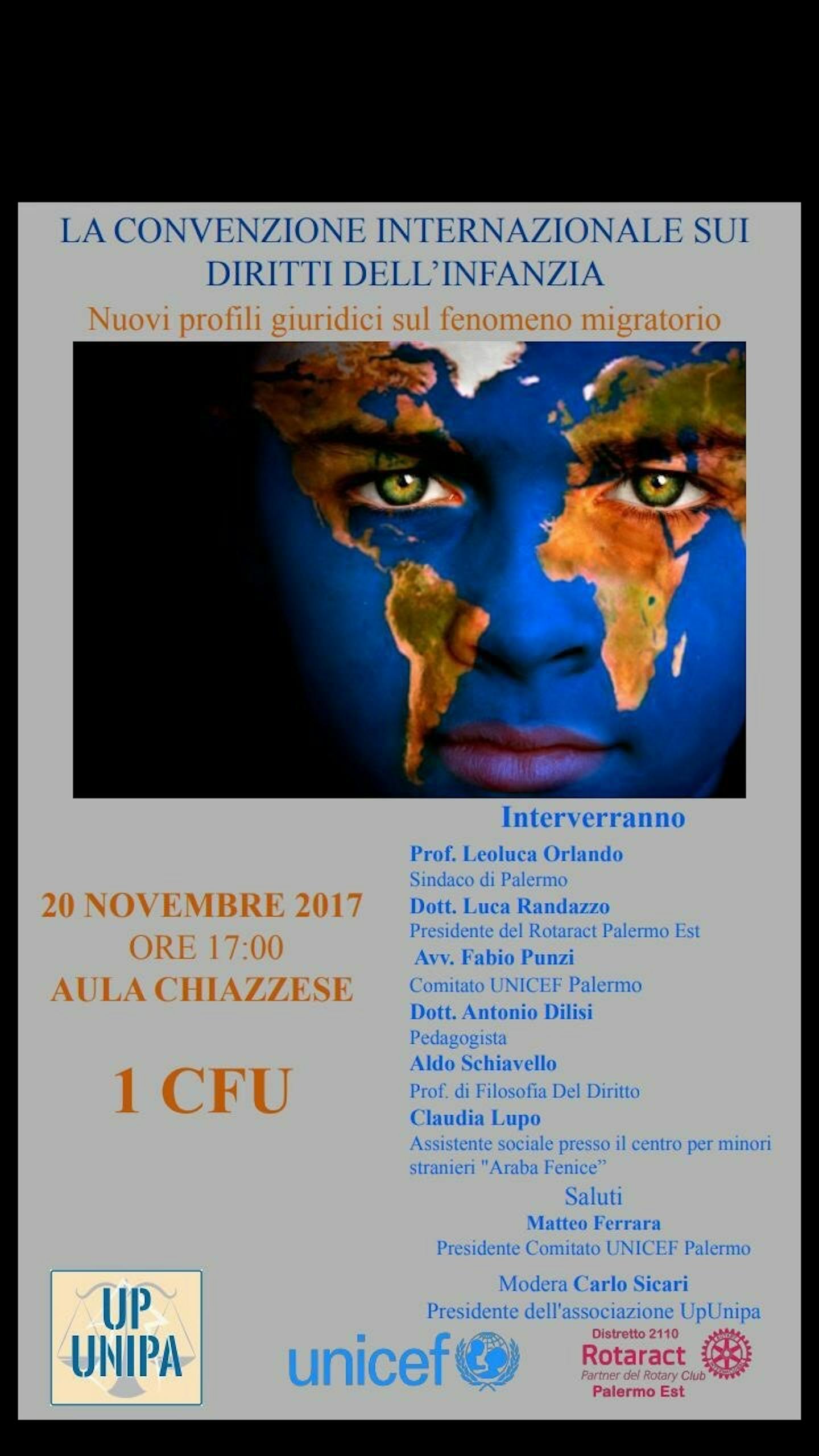 Il 20 novembre un Convegno sui diritti dell'infanzia a Palermo