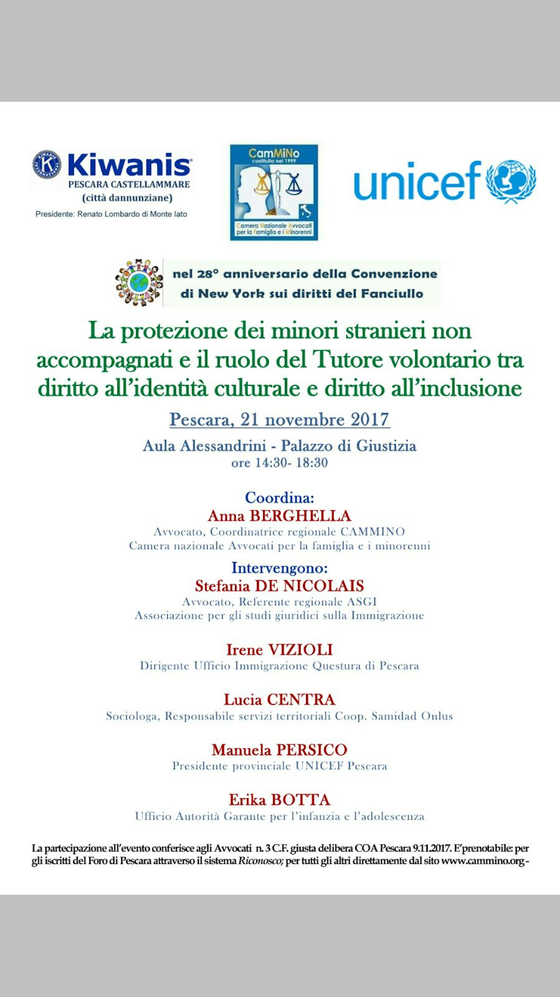 Locandina del convegno