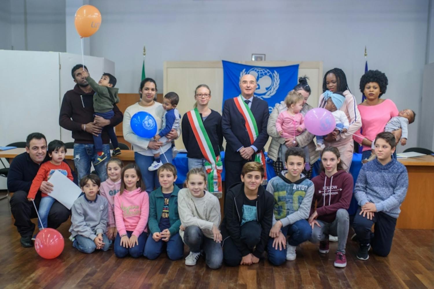 Foto di gruppo a Bogliasco (GE)