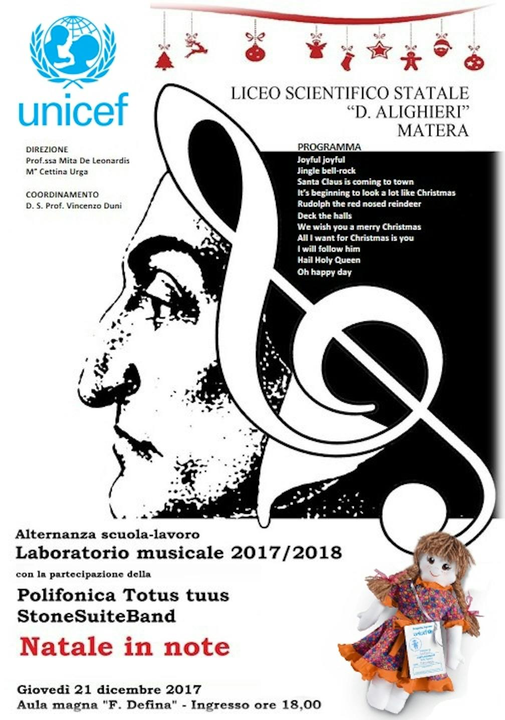 A Matera torna il concerto di Natale per UNICEF