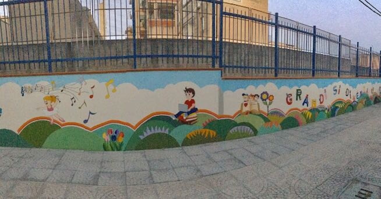 Il murale di Catania