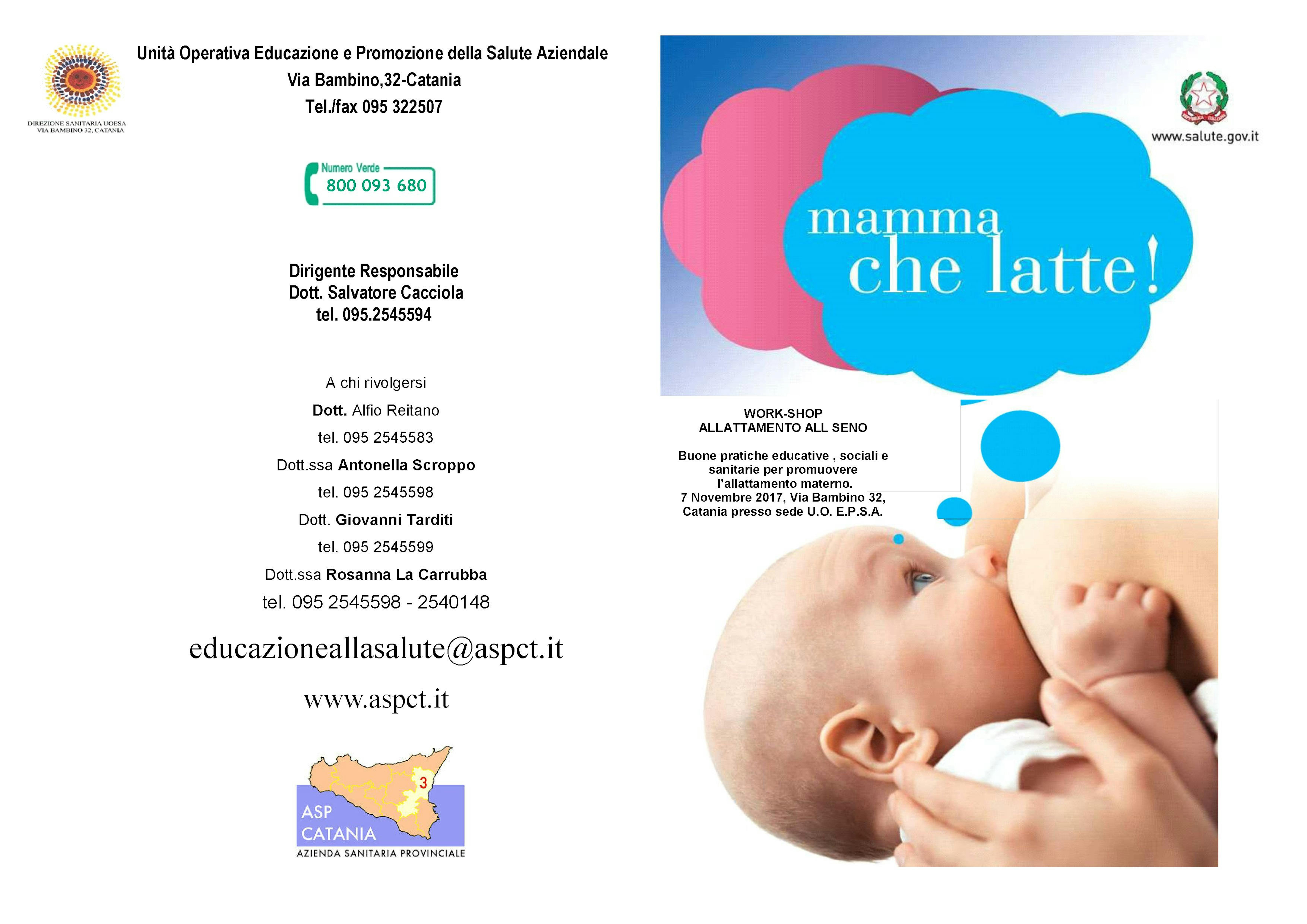 A Catania, workshop sull’allattamento materno