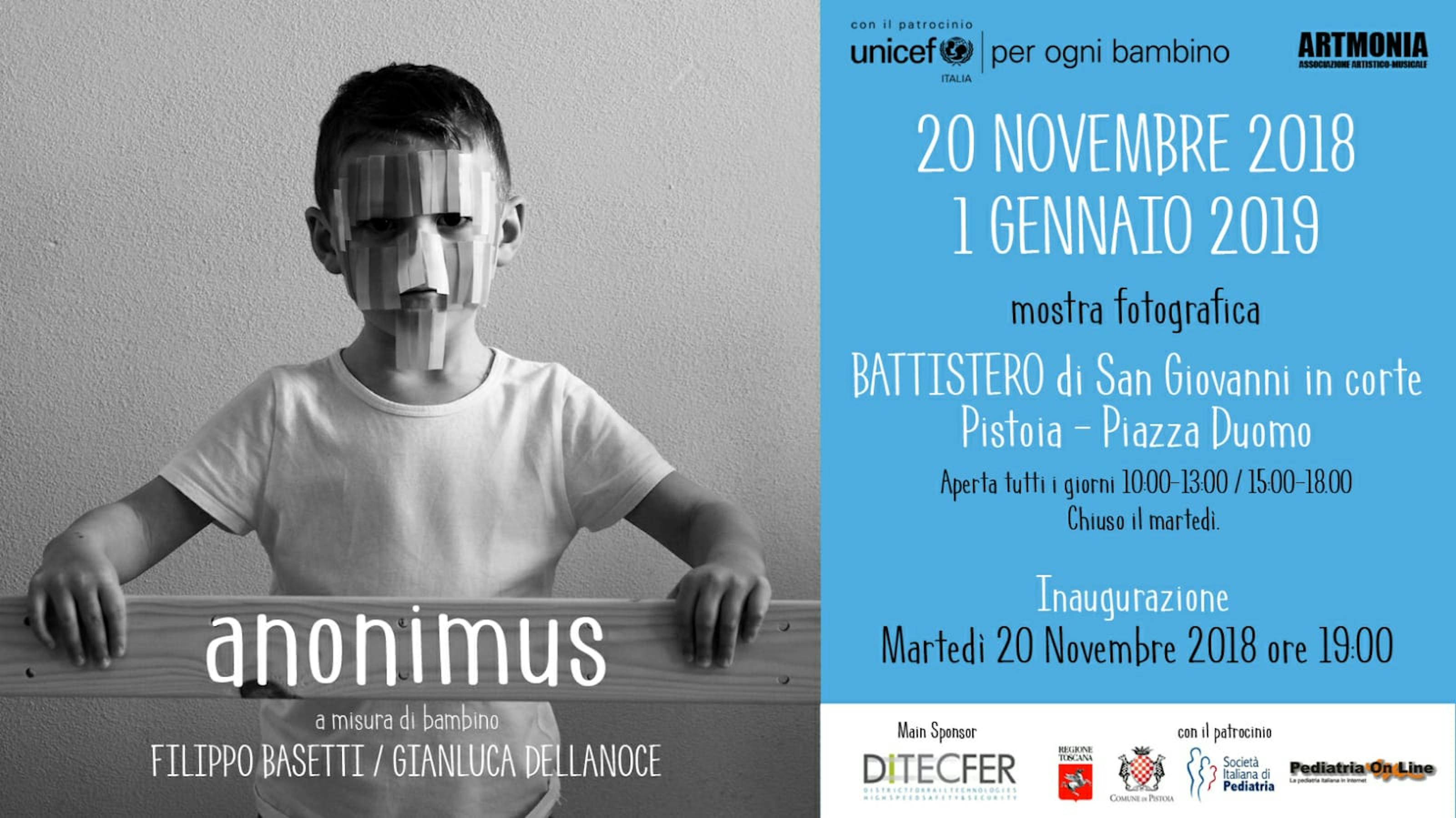 A Pistoia “Anonimus” una mostra fotografica per i diritti dell’infanzia