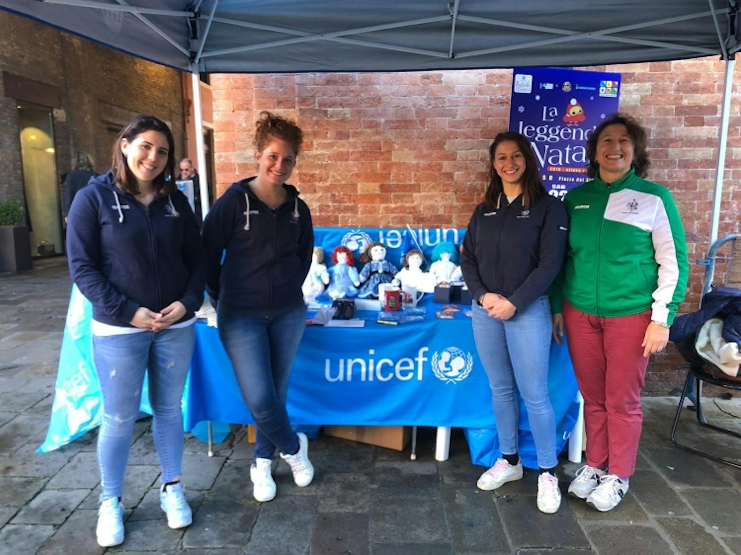 Volontarie UNICEF e Red Panthers a Treviso