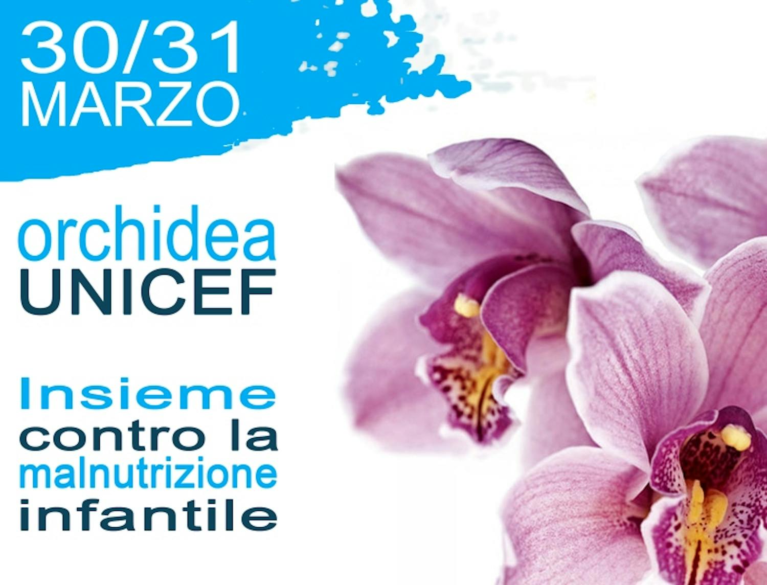 Locandina dell'Orchidea dell'UNICEF