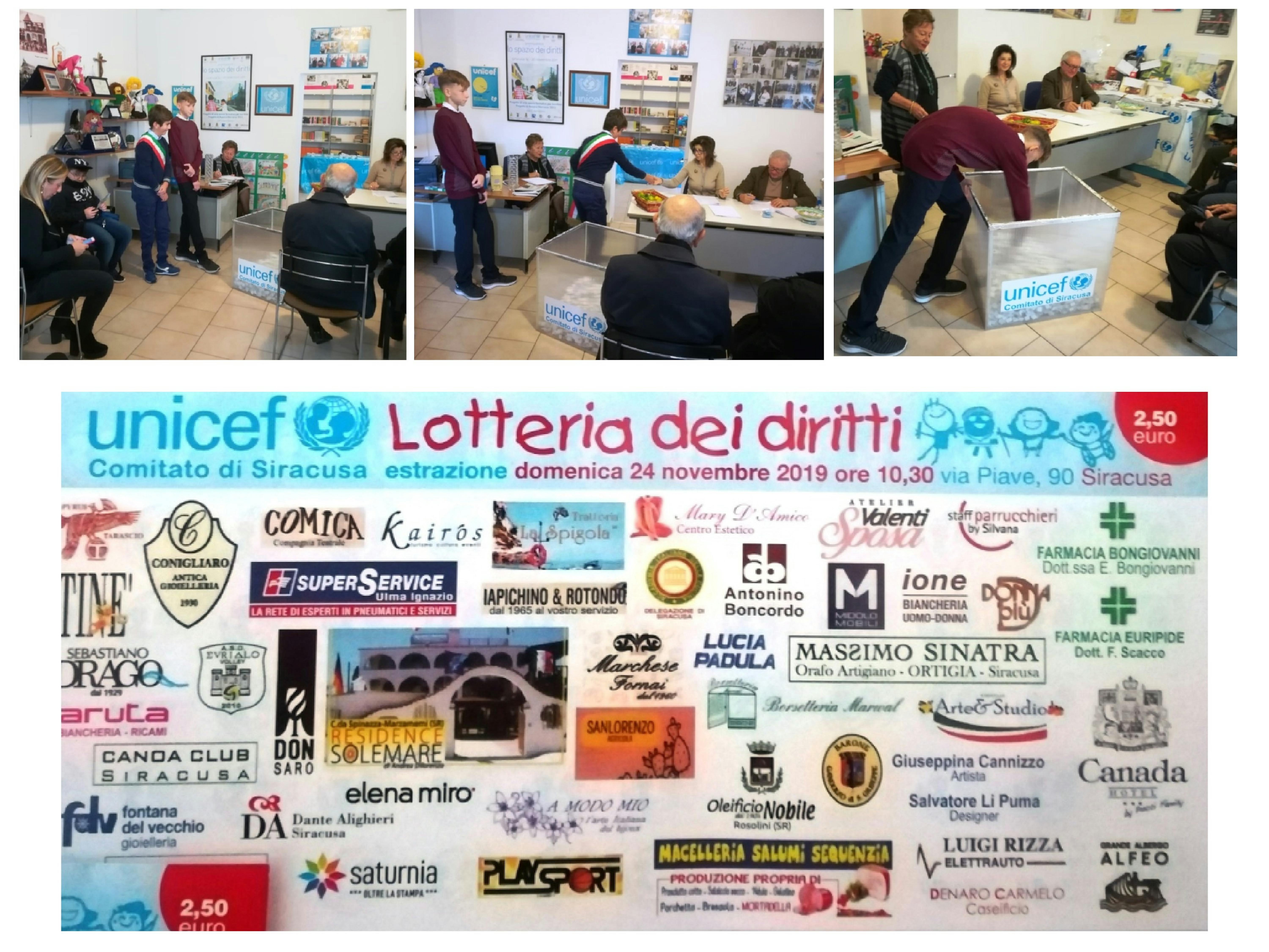 Estratti a Siracusa i Premi della 7^ Lotteria dei Diritti