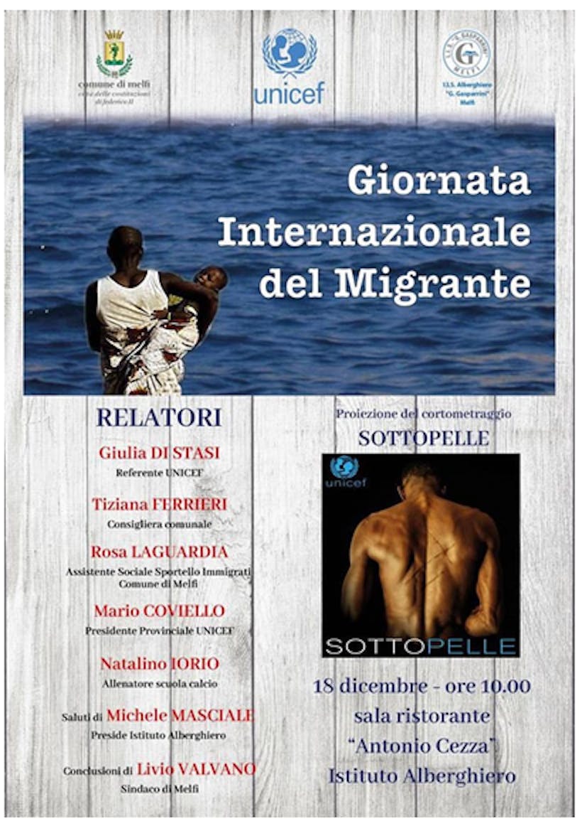 Locandina della Giornata del Migrante