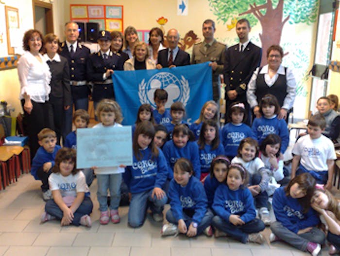 UNICEF Civitavecchia alla cerimonia della scuola 