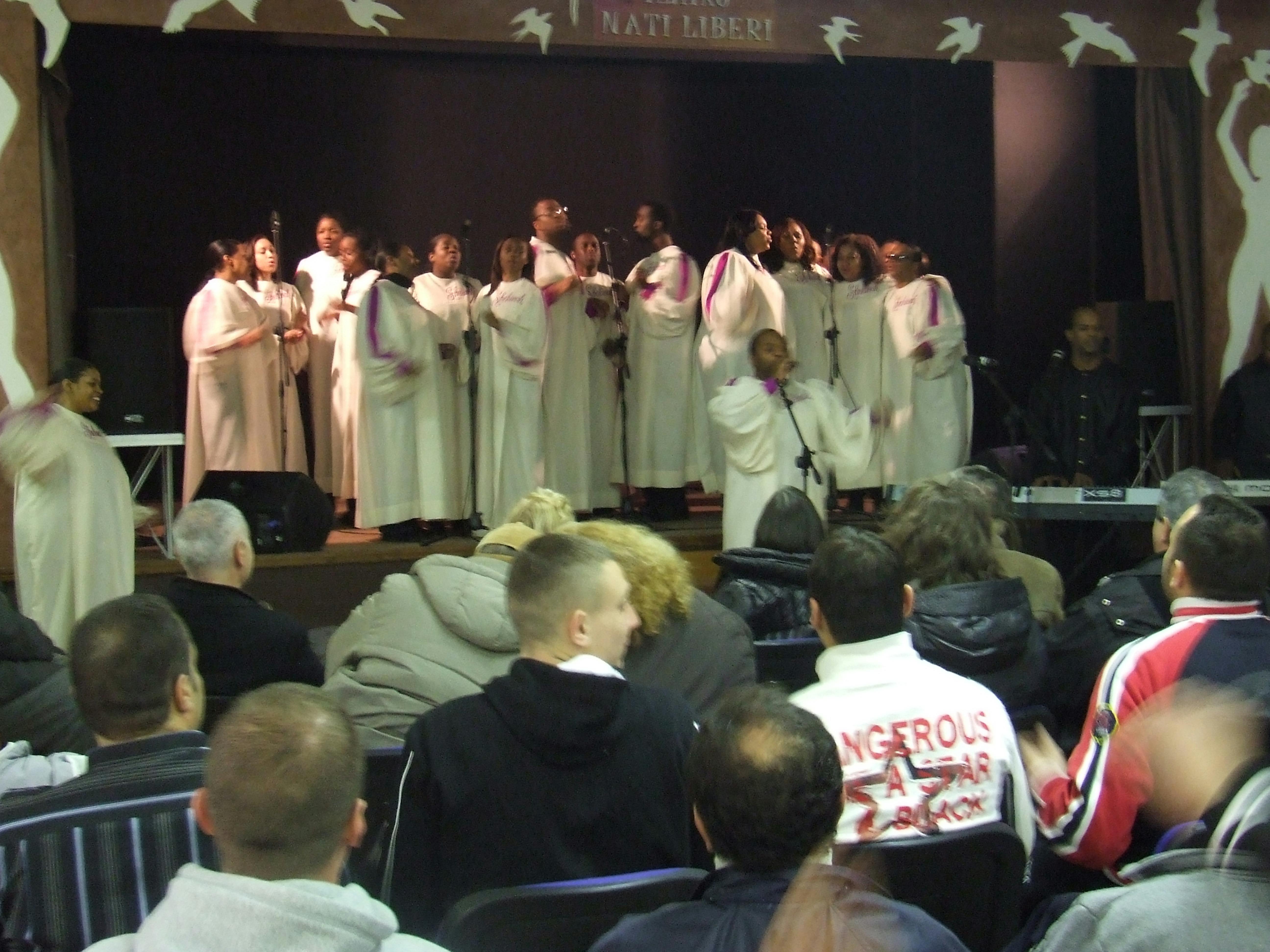 Un concerto Gospel per i detenuti di Civitavecchia