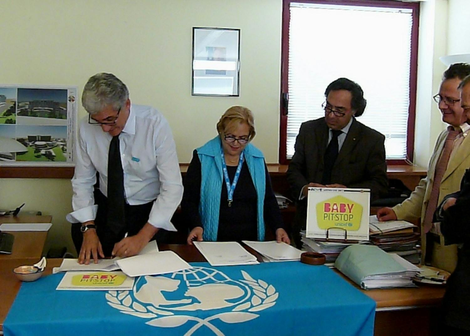 Civitavecchia: l'ASL RMF firma il protocollo Baby Pit Stop UNICEF