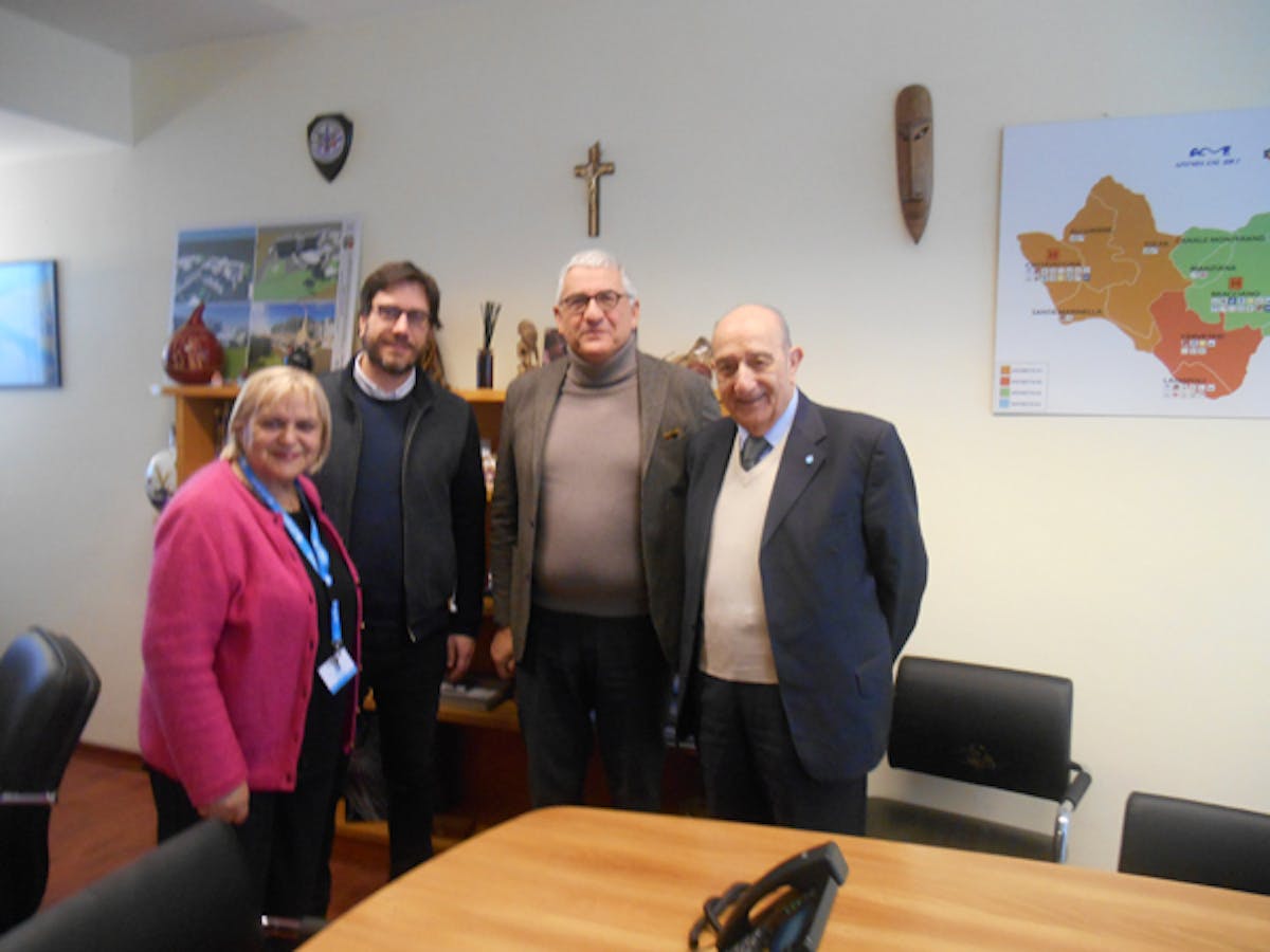 Il Presidente Nazionale UNICEF Francesco SAMENGO, il Direttore Generale della ASLRM4 Giuseppe Quintavalle, il Portavoce UNICEF  Andrea IACOMINI e Pina Tarantino responsabile del Comitato Provinciale UNICEF  di Civitavecchia