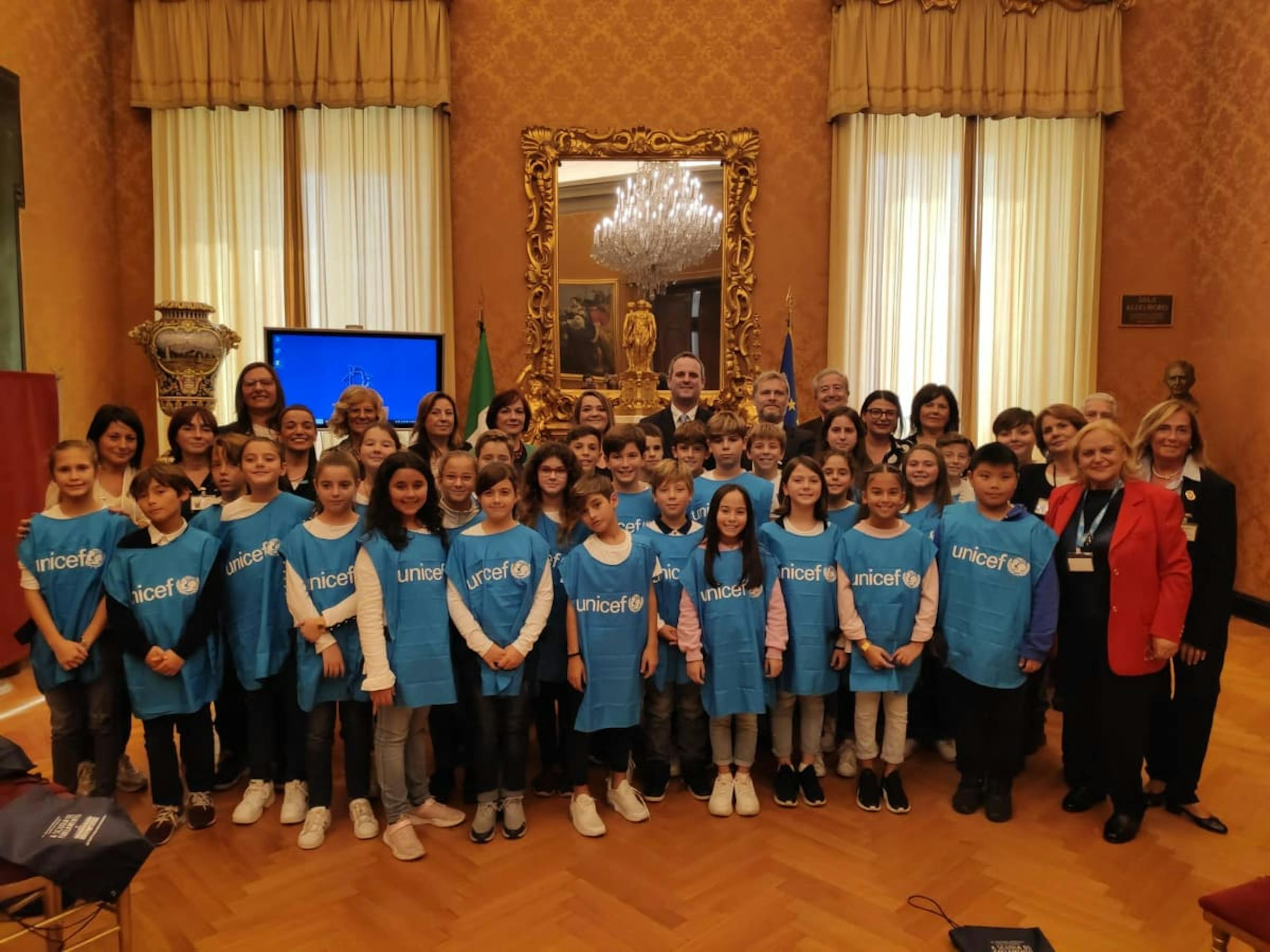 Gli alunni della scuola Cialdi alla Camera dei Deputati