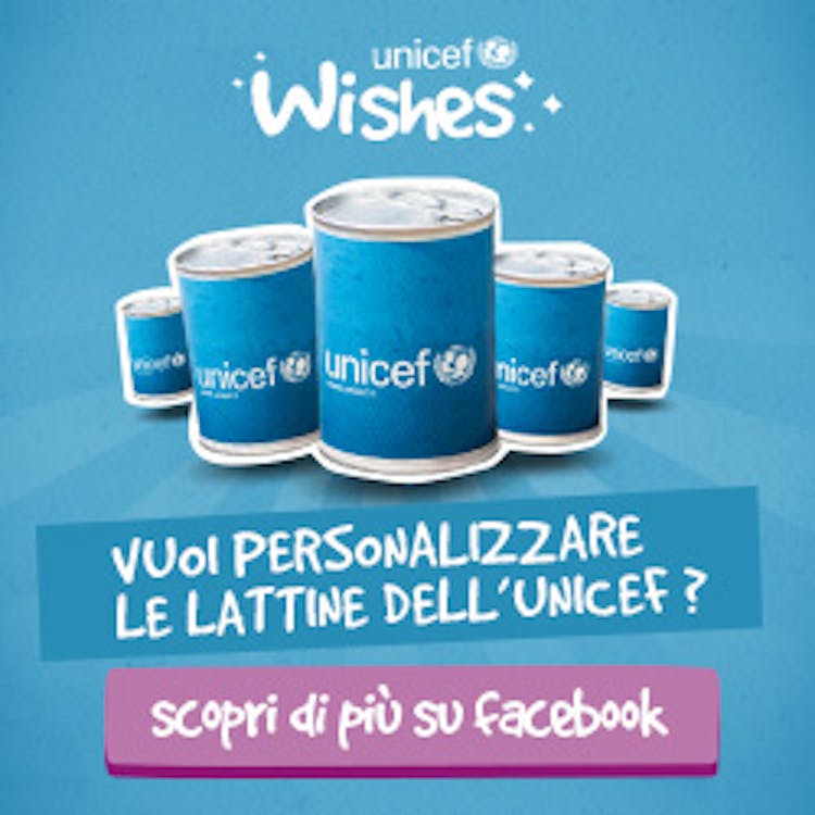 On line la campagna UNICEF Wishes