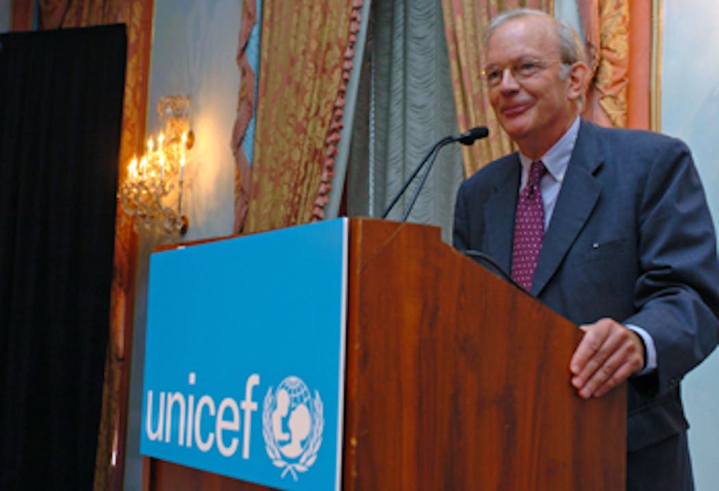 Anthony Lake, nuovo direttore esecutivo UNICEF - ©US Fund for UNICEF