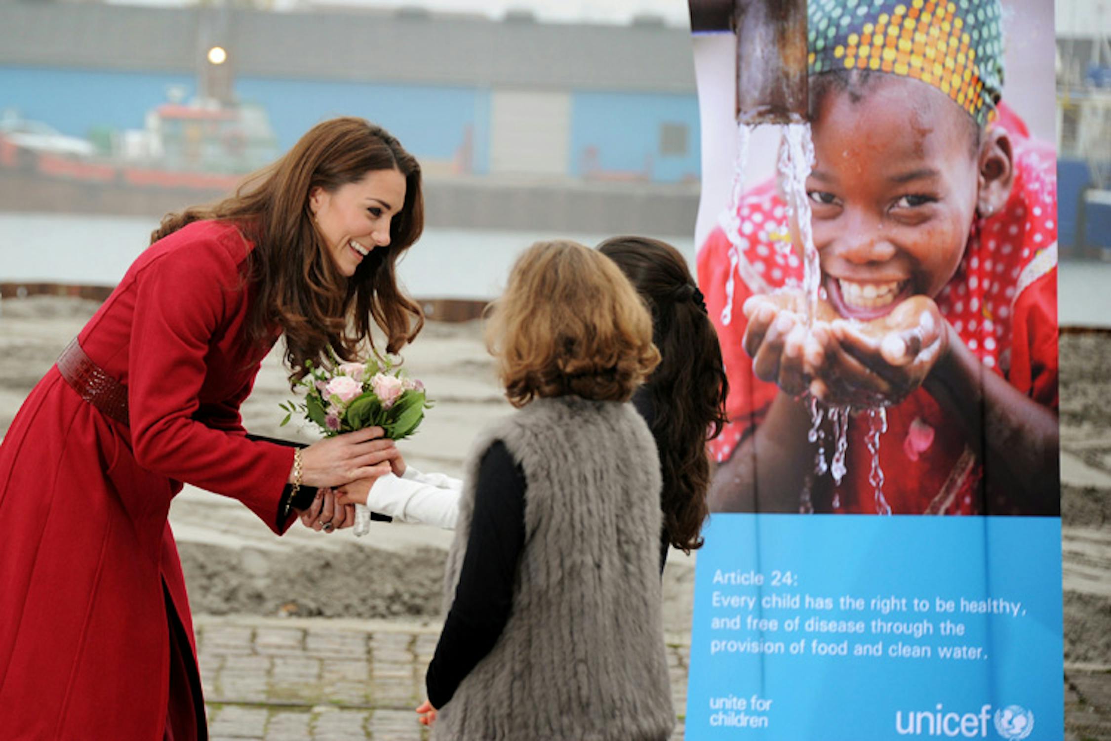 Un momento della visita di William e Kate alla UNICEF Supply Division di Copenaghen - ©UNICEF/NYHQ2011-