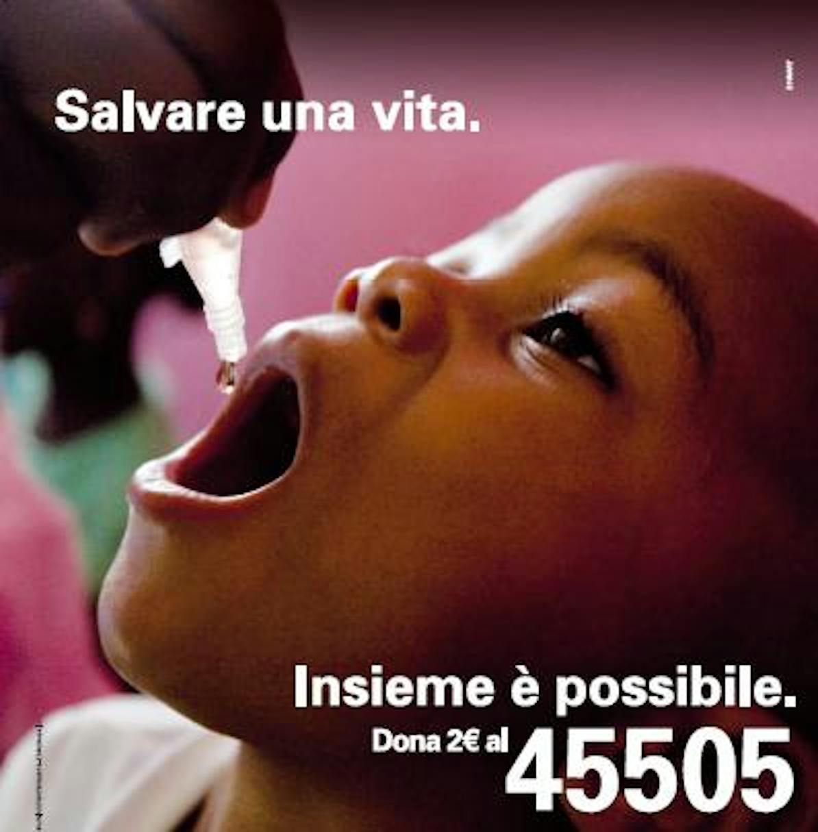 Dal 7 al 28 Maggio dona 2 euro con SMS al 45505 www.unicef.it/vogliamozero