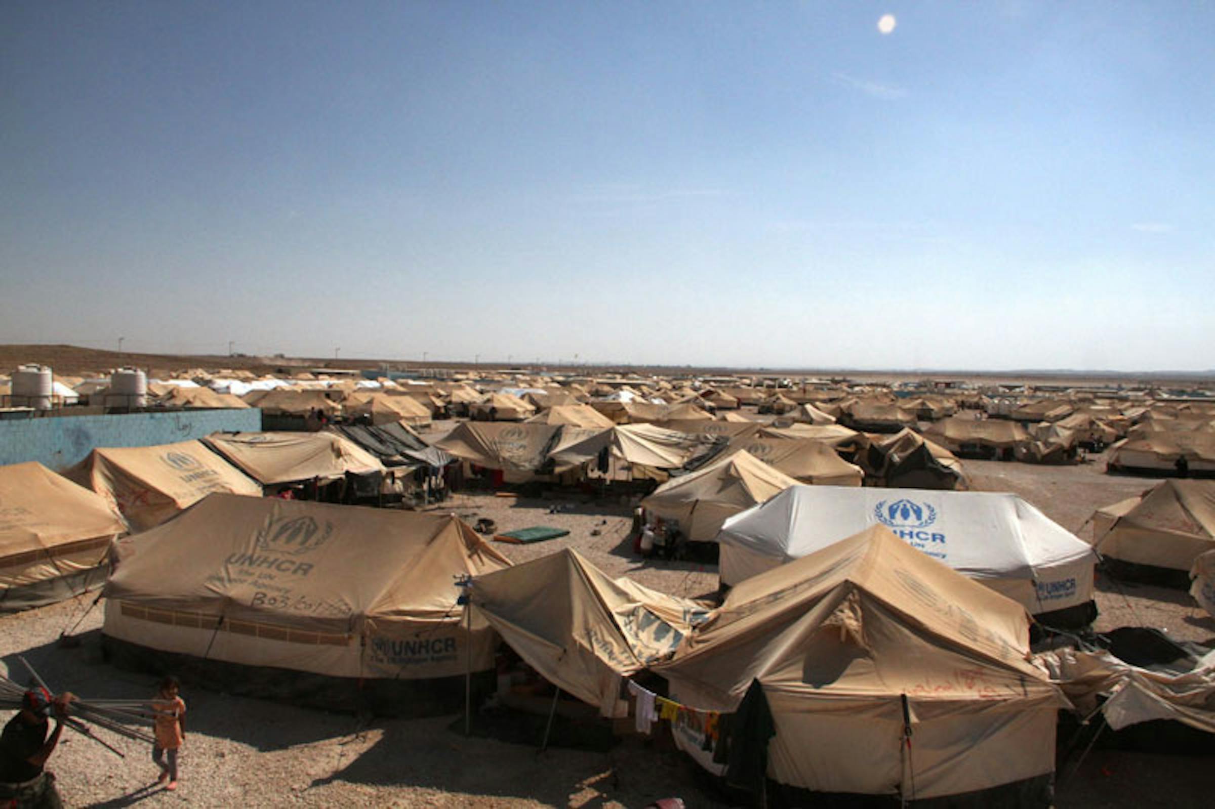 Le tende del campo profughi di Za'atari (Giordania) - ©UNICEF Giordania/2012/Al Masri