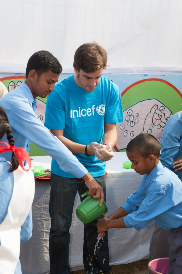 fernando alonso unicef