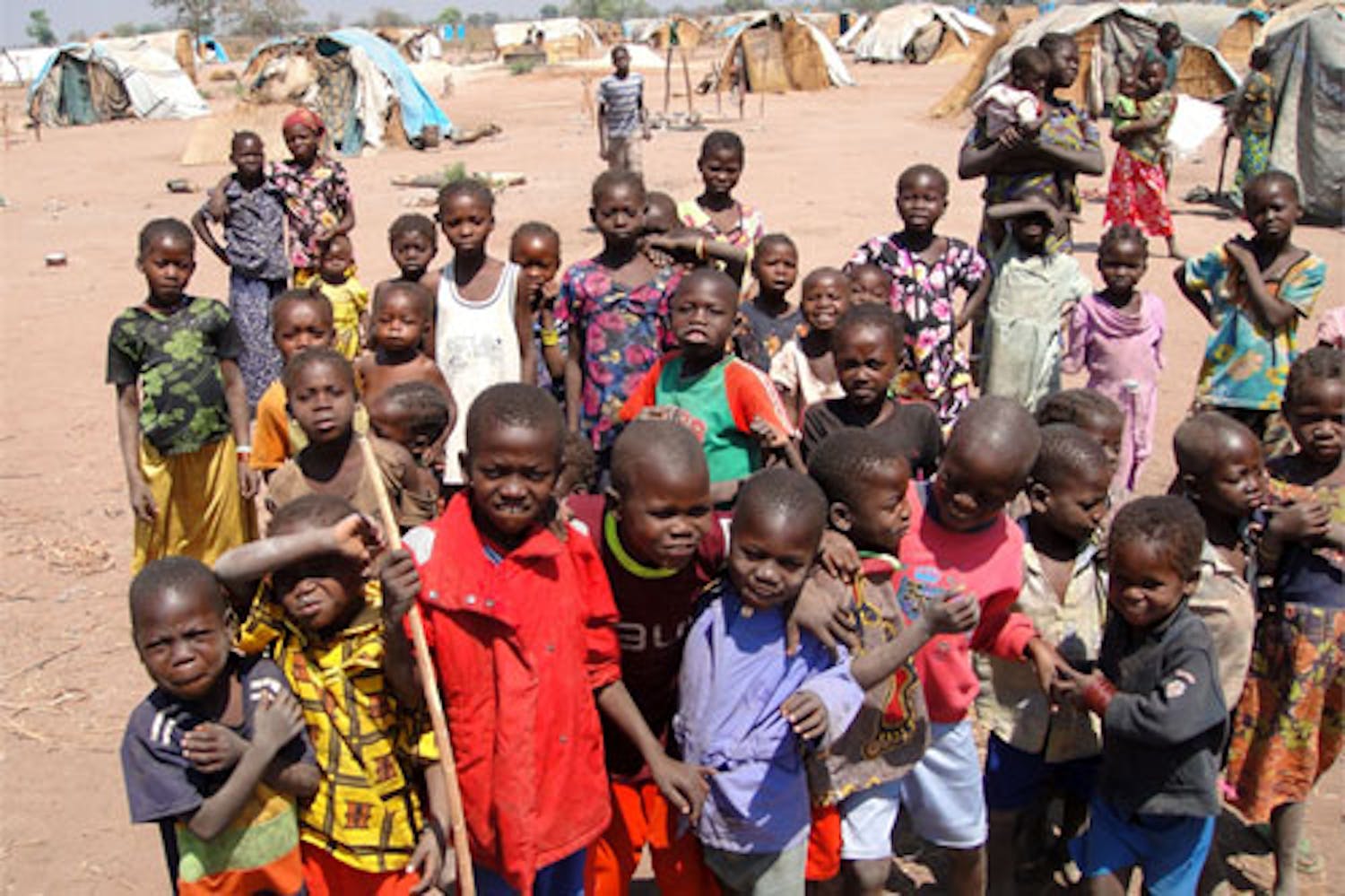 Bambini in un campo per sfollati a Kabo (Repubblica Centrafricana) - ©UN News/2013
