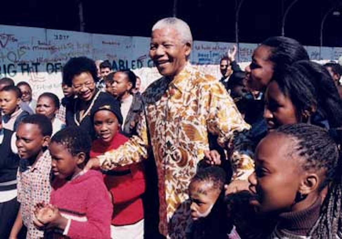 Nelson Mandela, anima insieme all'UNICEF del programma 