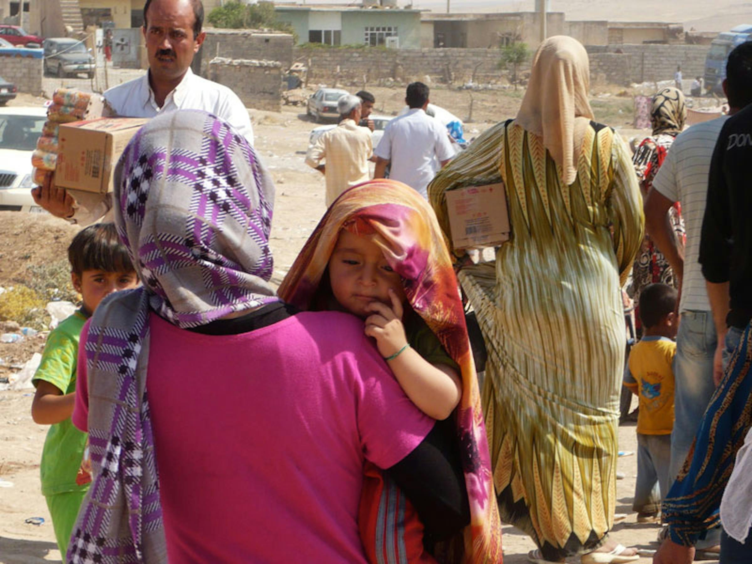 Profughi siriani a Dohuk (Iraq) - ©UNICEF Iraq/2013/Marshall Tuck