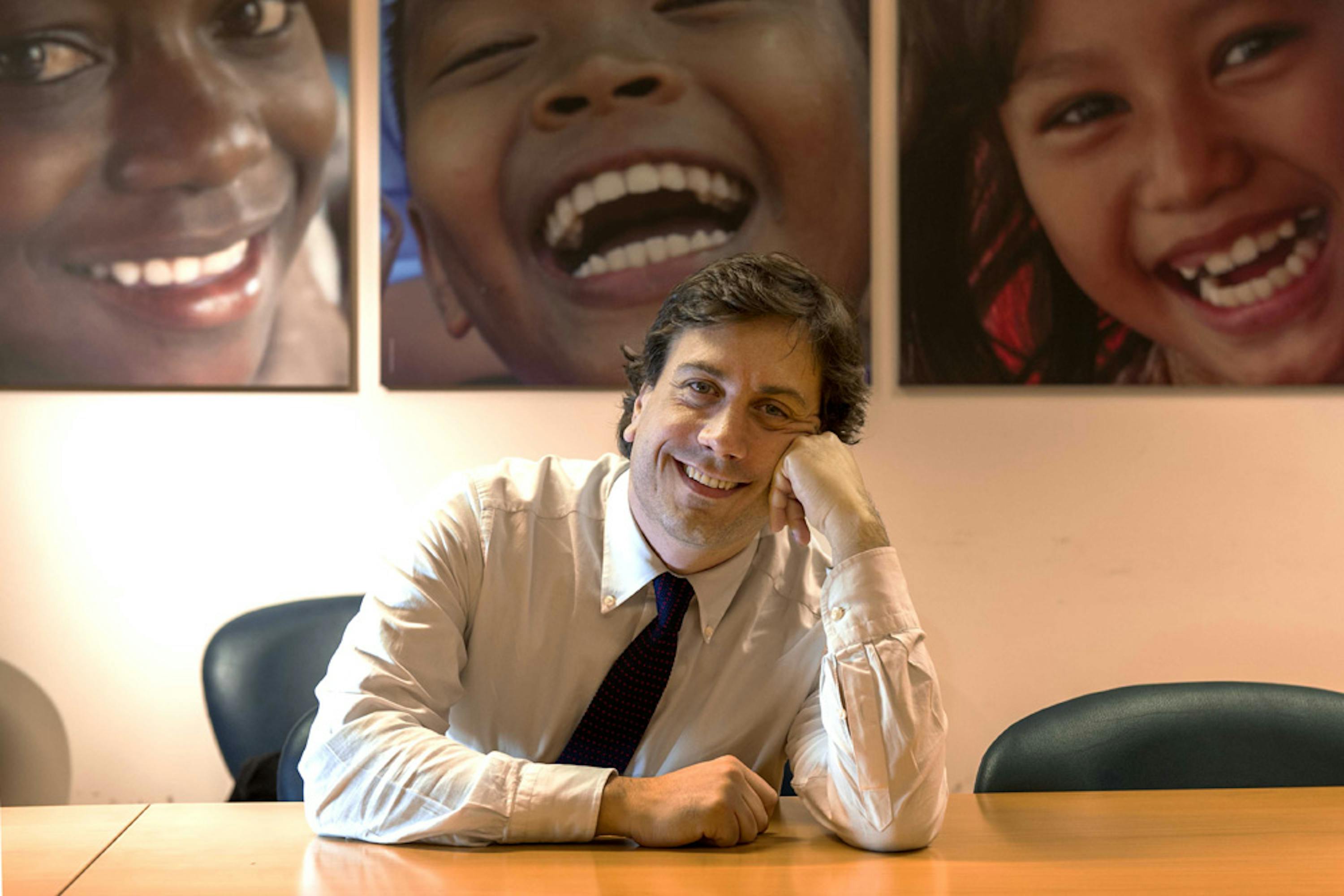 Andrea Iacomini, portavoce dell'UNICEF Italia - ©UNICEF Italia/2014/Alessandro Longobardi