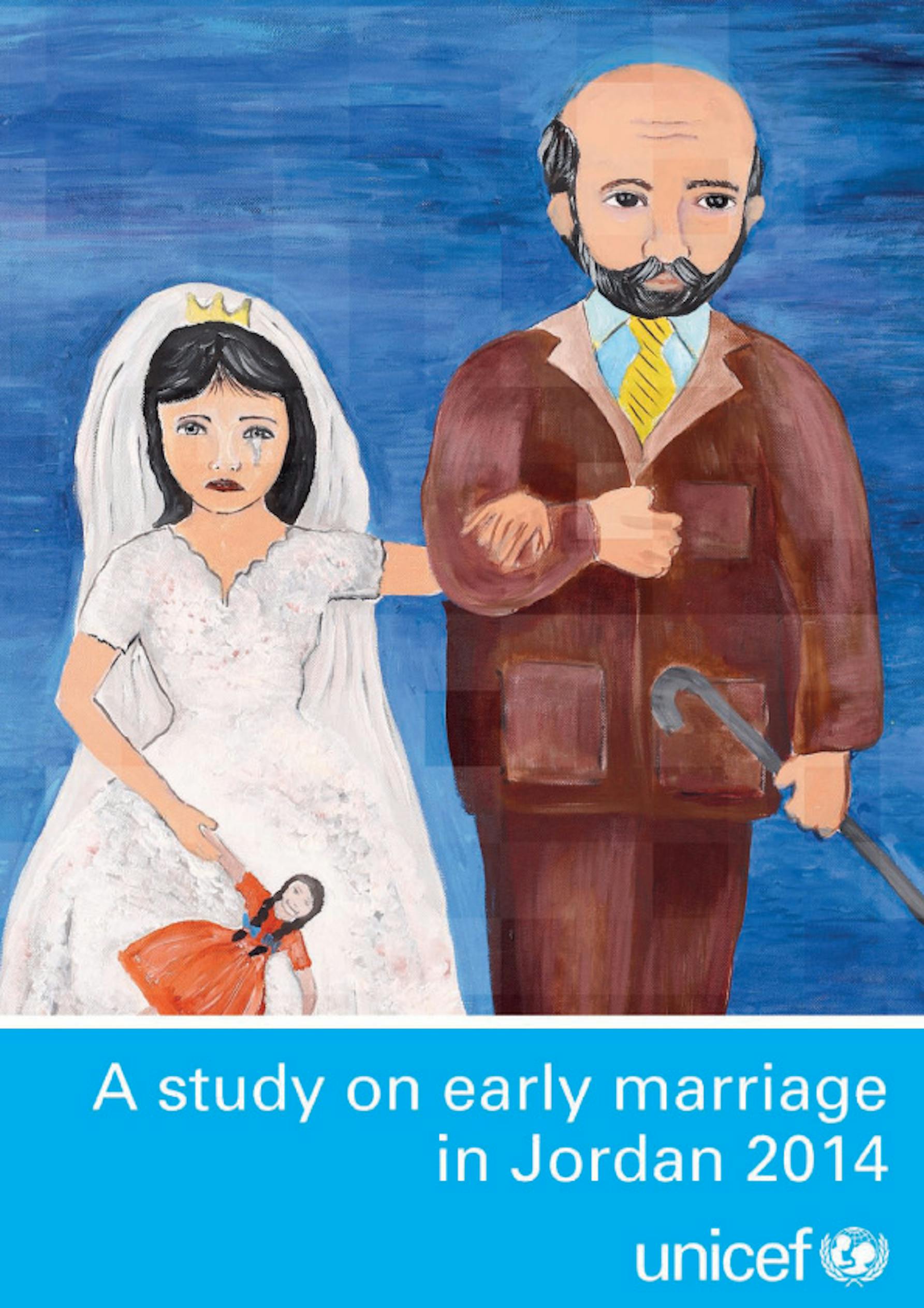 La copertina dello studio UNICEF sui matrimoni precoci in Giordania