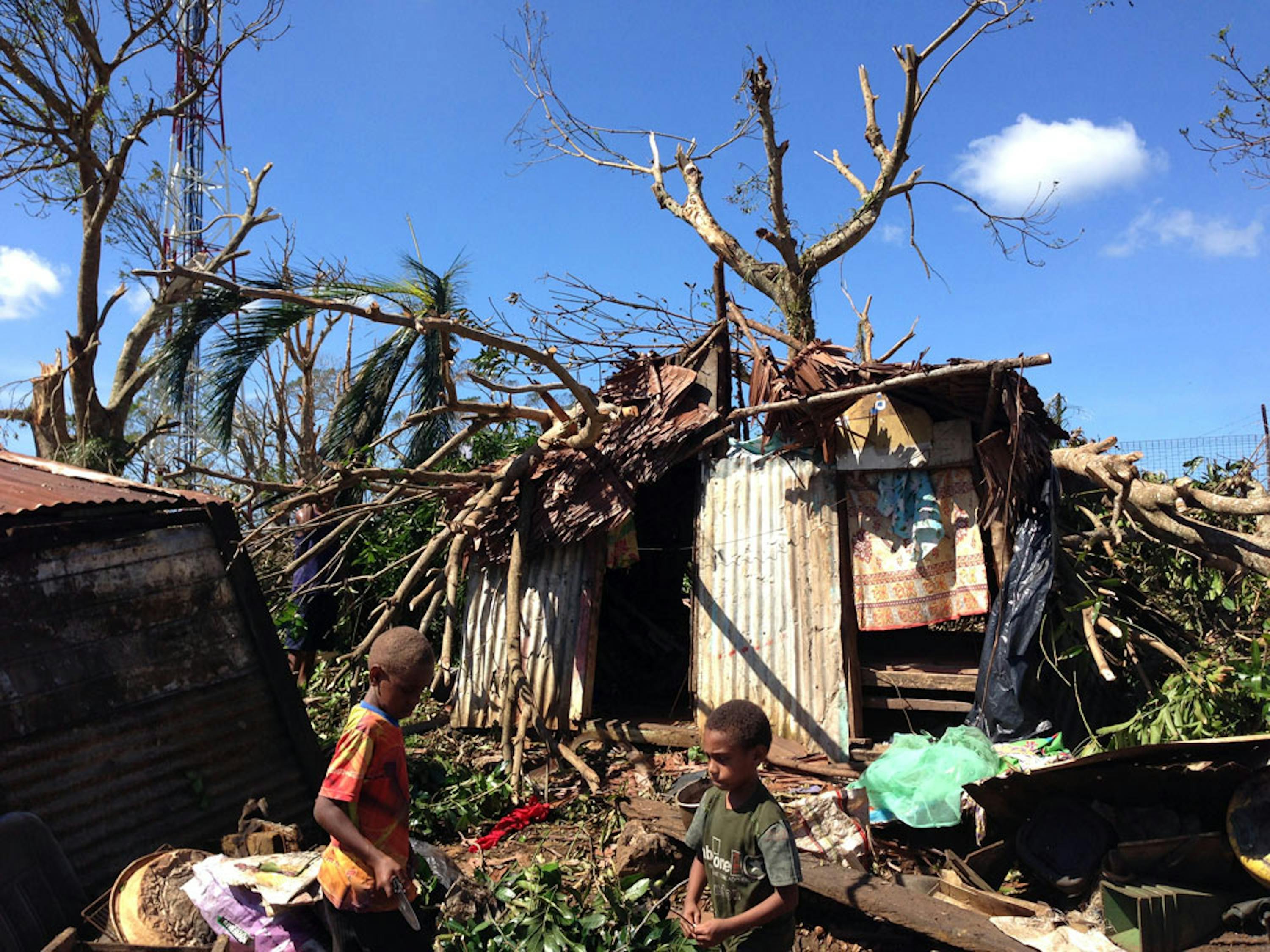 Una scena di devastazione a Vanuatu - ©UNICEF/2015