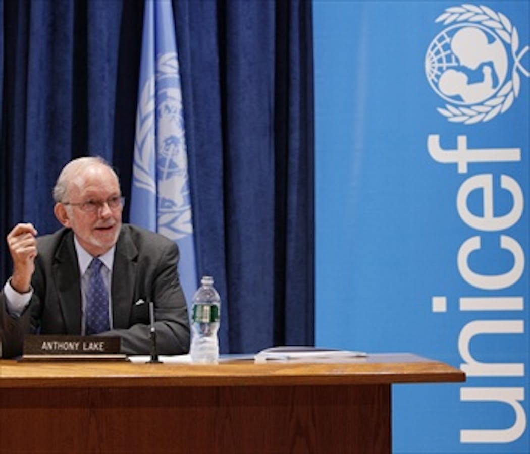  Anthony Lake, Direttore esecutivo dell'UNICEF