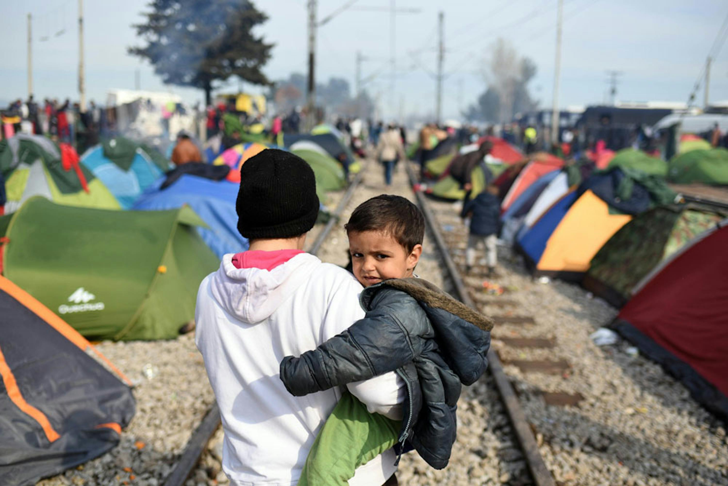 Idomeni, posto di frontiera nella Grecia settentrionale - ©UNICEF/UN012792/Georgiev