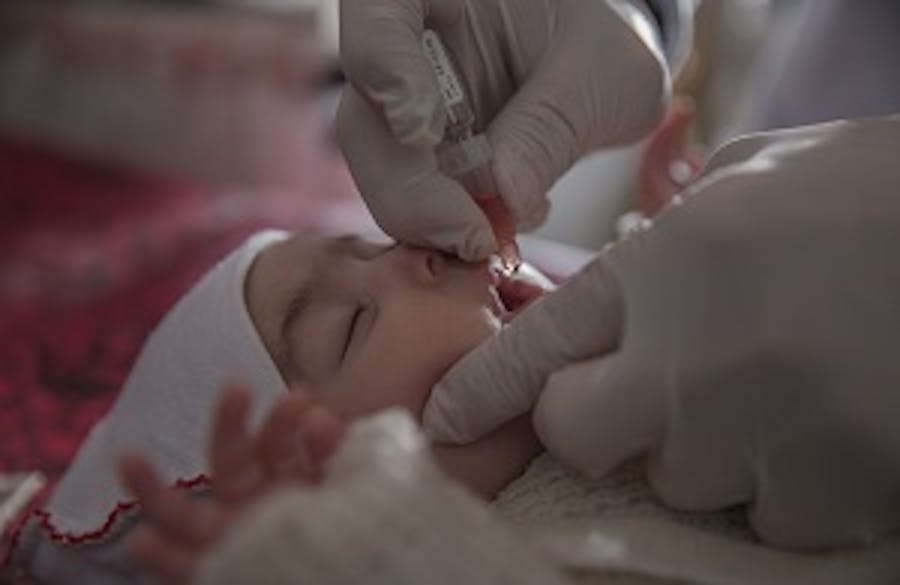 L'UNICEF ha vaccinato mezzo milione di bambini nel governatorato di Ninewa contro la polio e il morbillo © UNICEF/Anmar