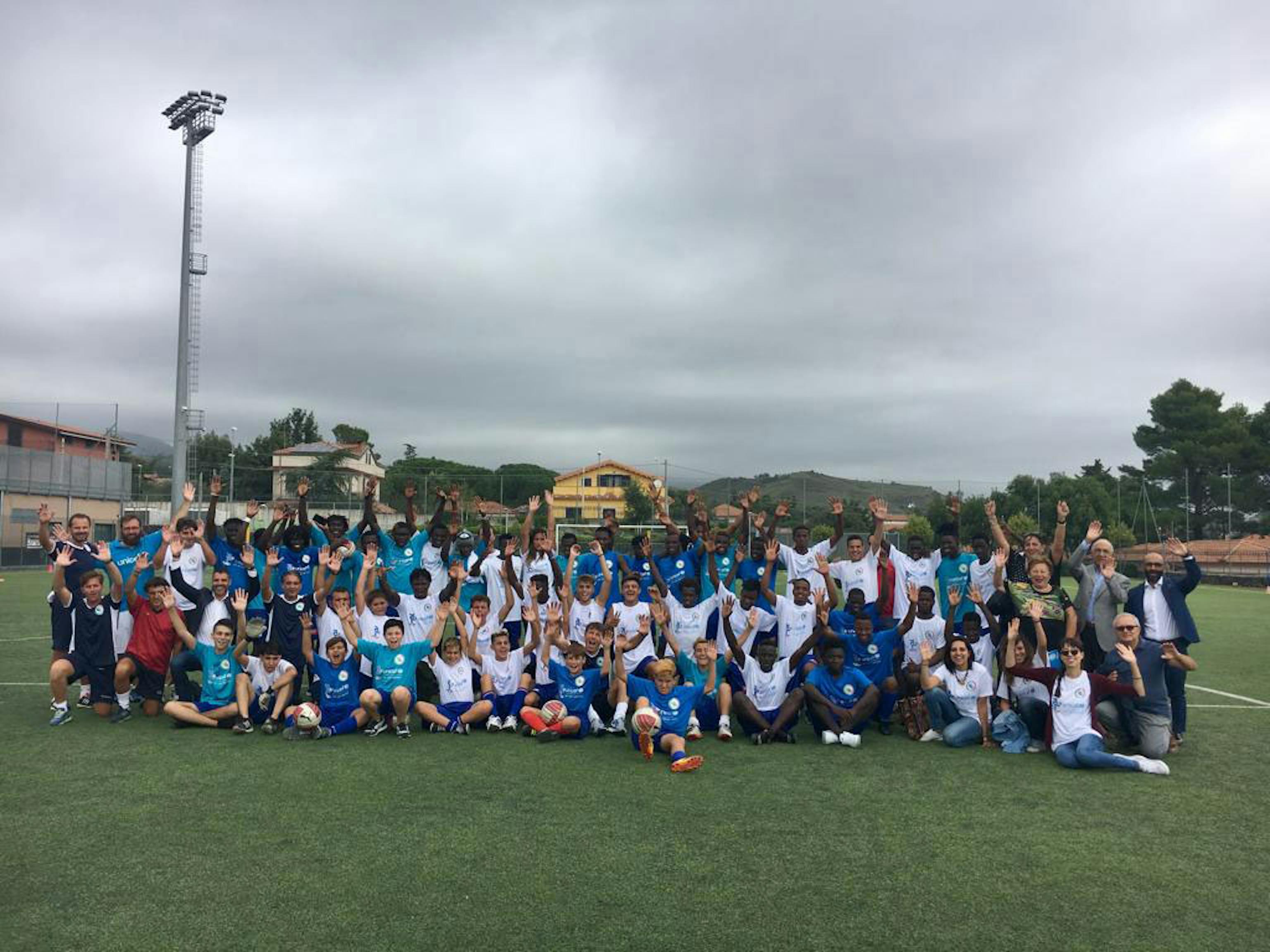 Un momento del camp organizzato da AIC Onlus e UNICEF Italia a Torre del Grifo (CT)