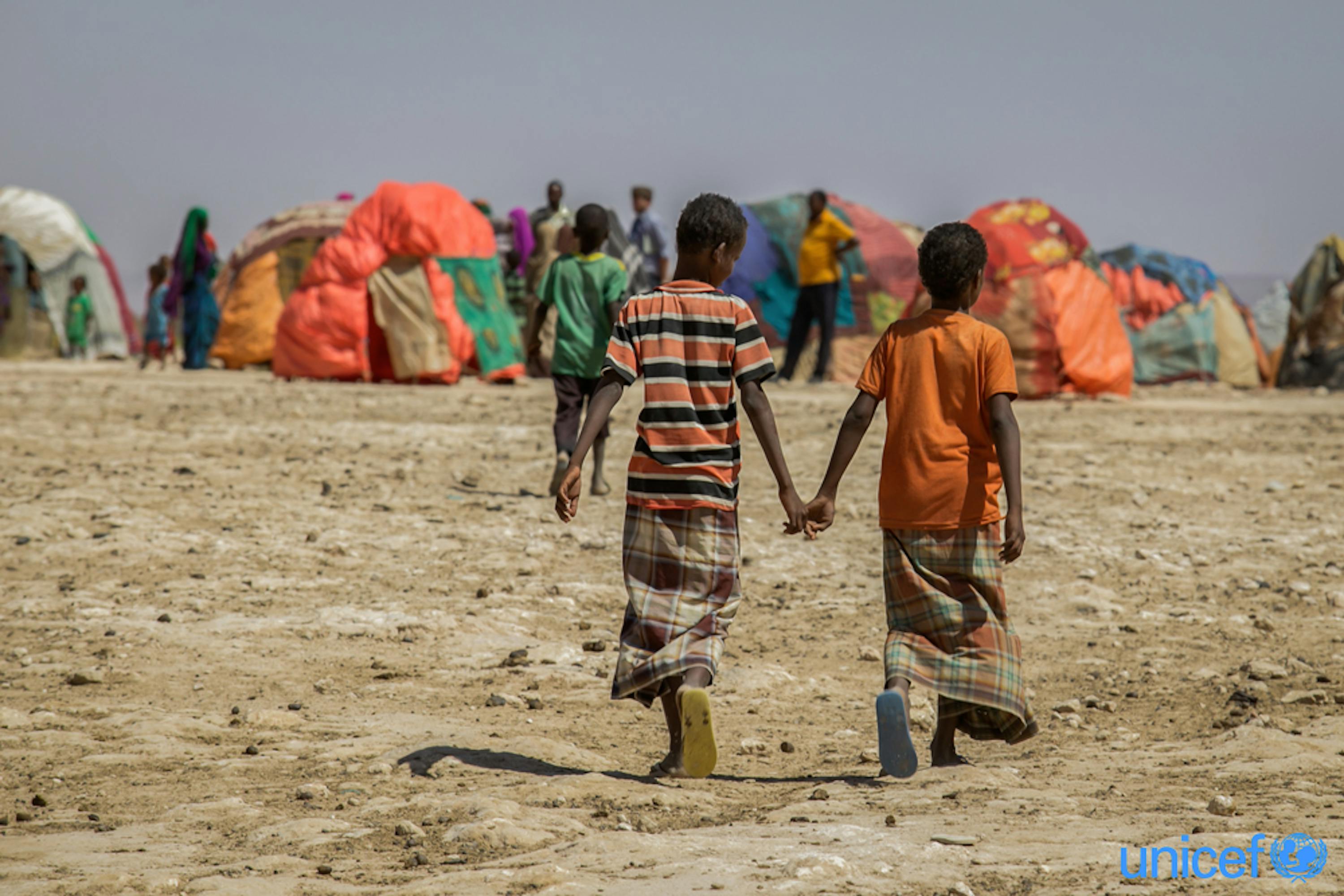 Campo per sfollati di Hadhwe, Etiopia - © UNICEF/UN0141603/Ayene