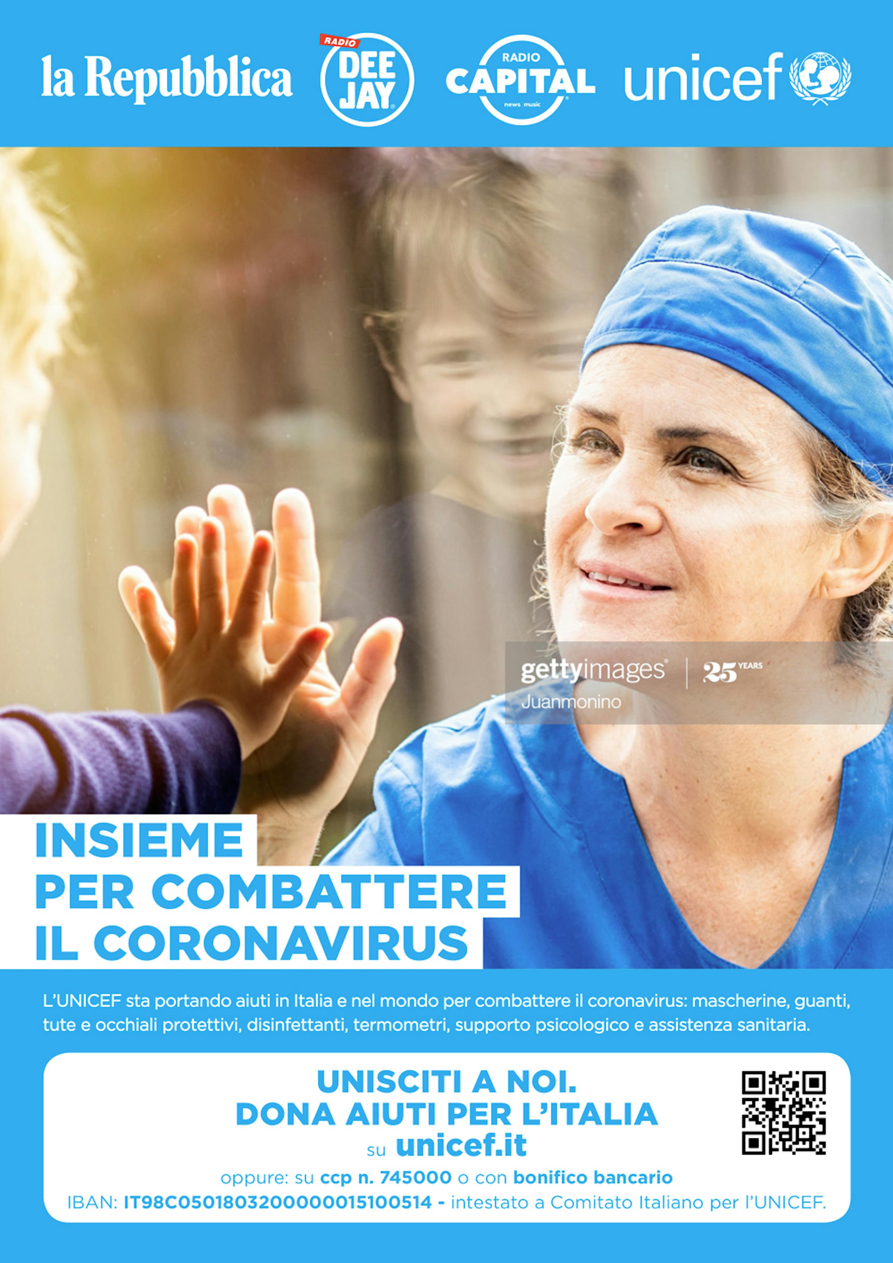 la Repubblica, Radio DEEJAY e Radio Capital: “Insieme per combattere il coronavirus”