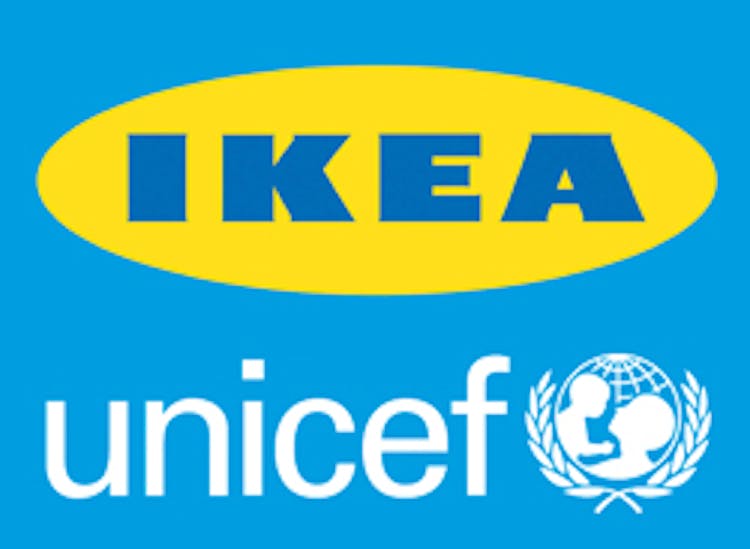 Dal 2003 ad oggi IKEA ha sostenuto i progetti UNICEF in 40 paesi, raggiungendo 8 milioni di bambini 