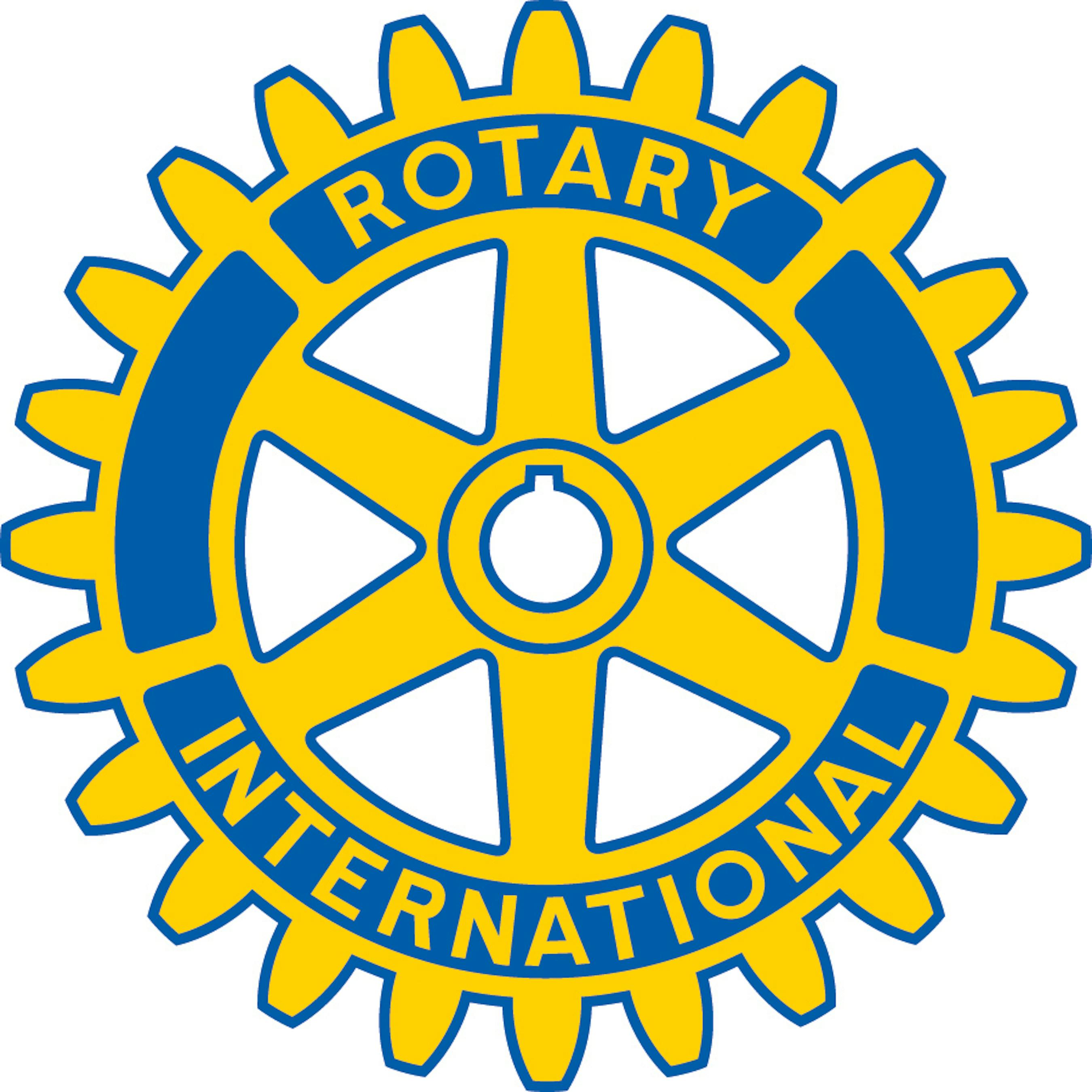 Il Logo del Rotary Club, organizzazione internazionale di servizio presente in tutto il mondo 