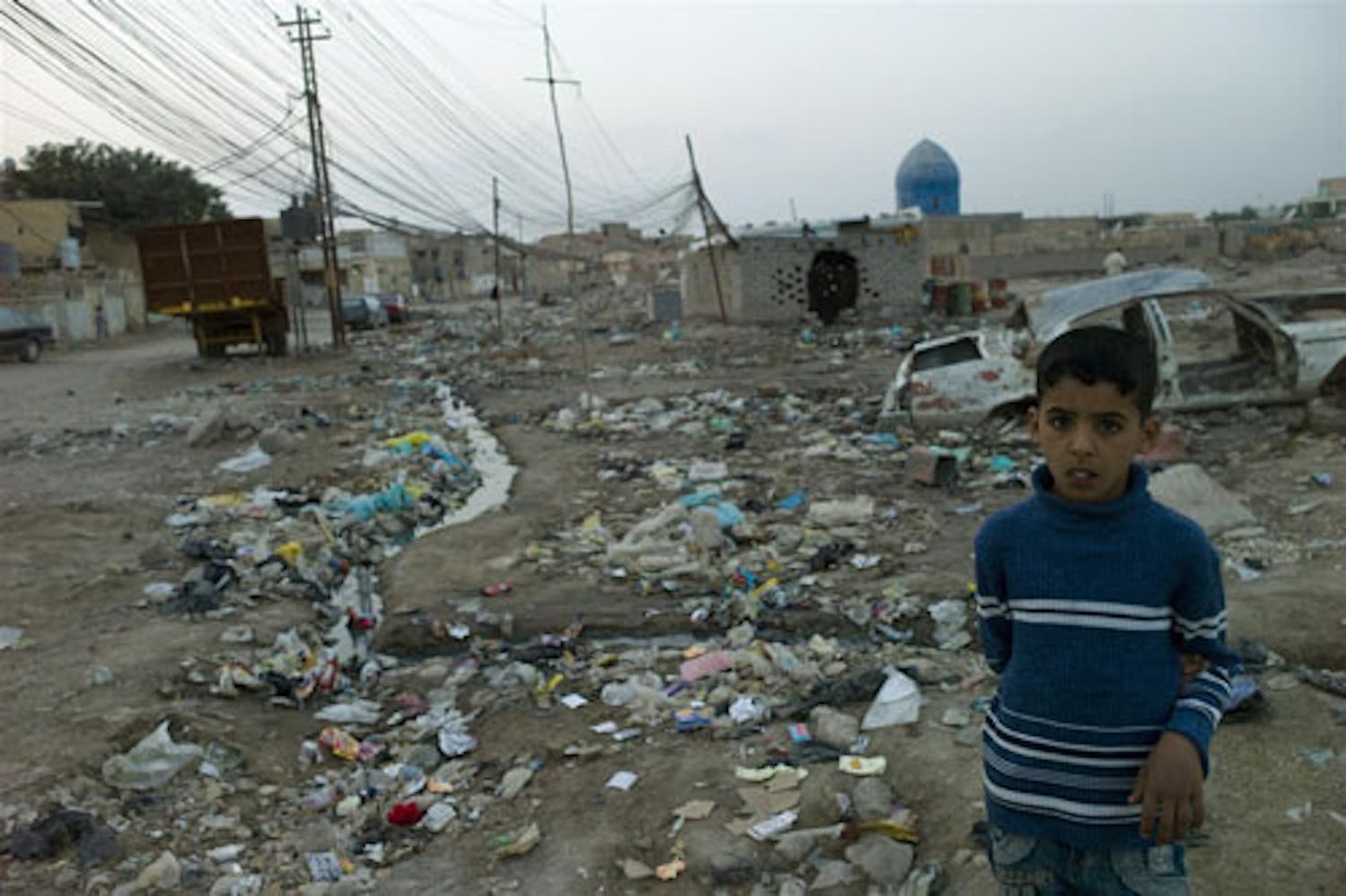 Un bambino nella città irachena di Nasariyah. ©UNICEFNYHQ2010-0694Kambe