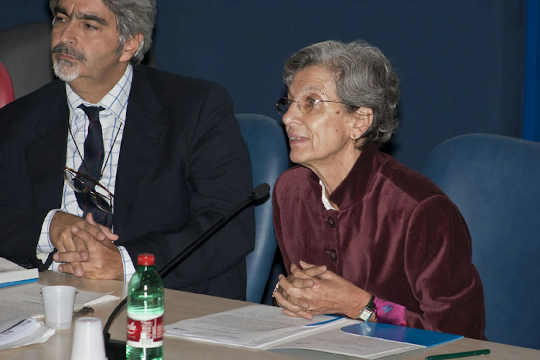 La sociologa Chiara Saraceno durante il suo intervento al Convegno - ©UNICEF Italia/2011/A.Longobardi