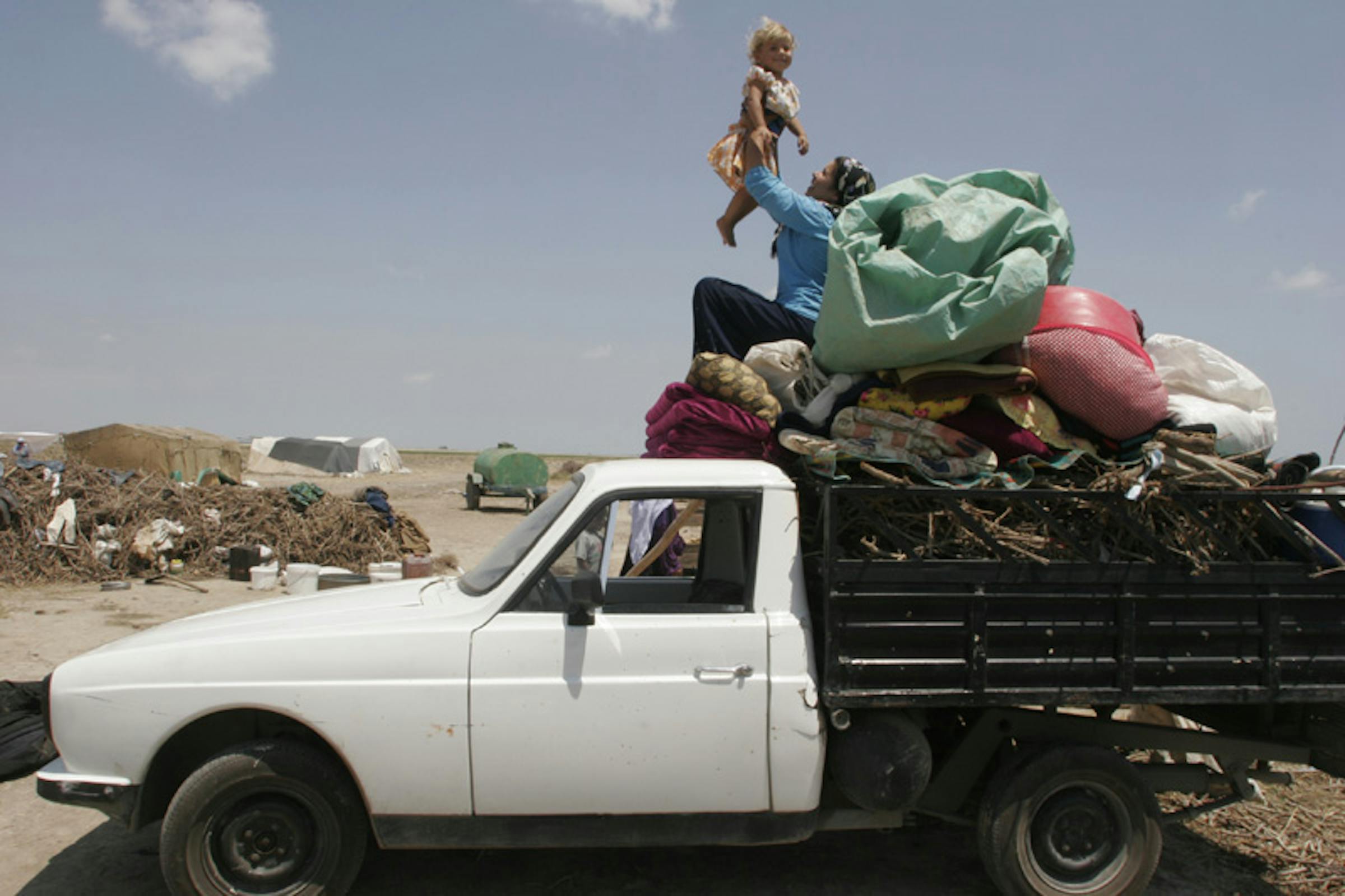 Una famiglia di migranti in Turchia - ©UNICEF/NYHQ2005-1207/LeMoyne