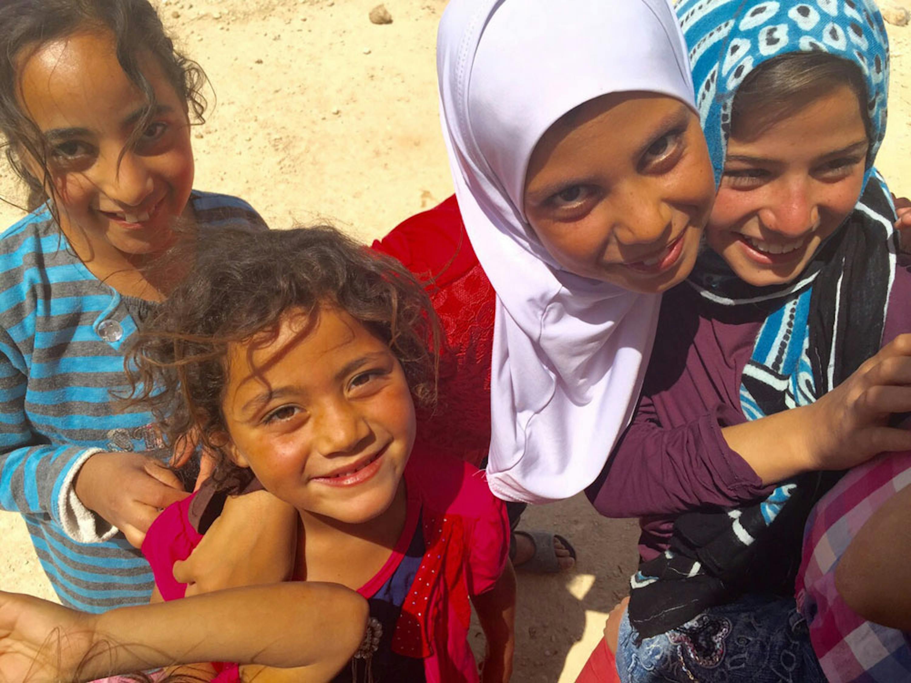 Bambini siriani del campo profughi di Za'atari (Giordania) - ©UNICEF Italia/2015