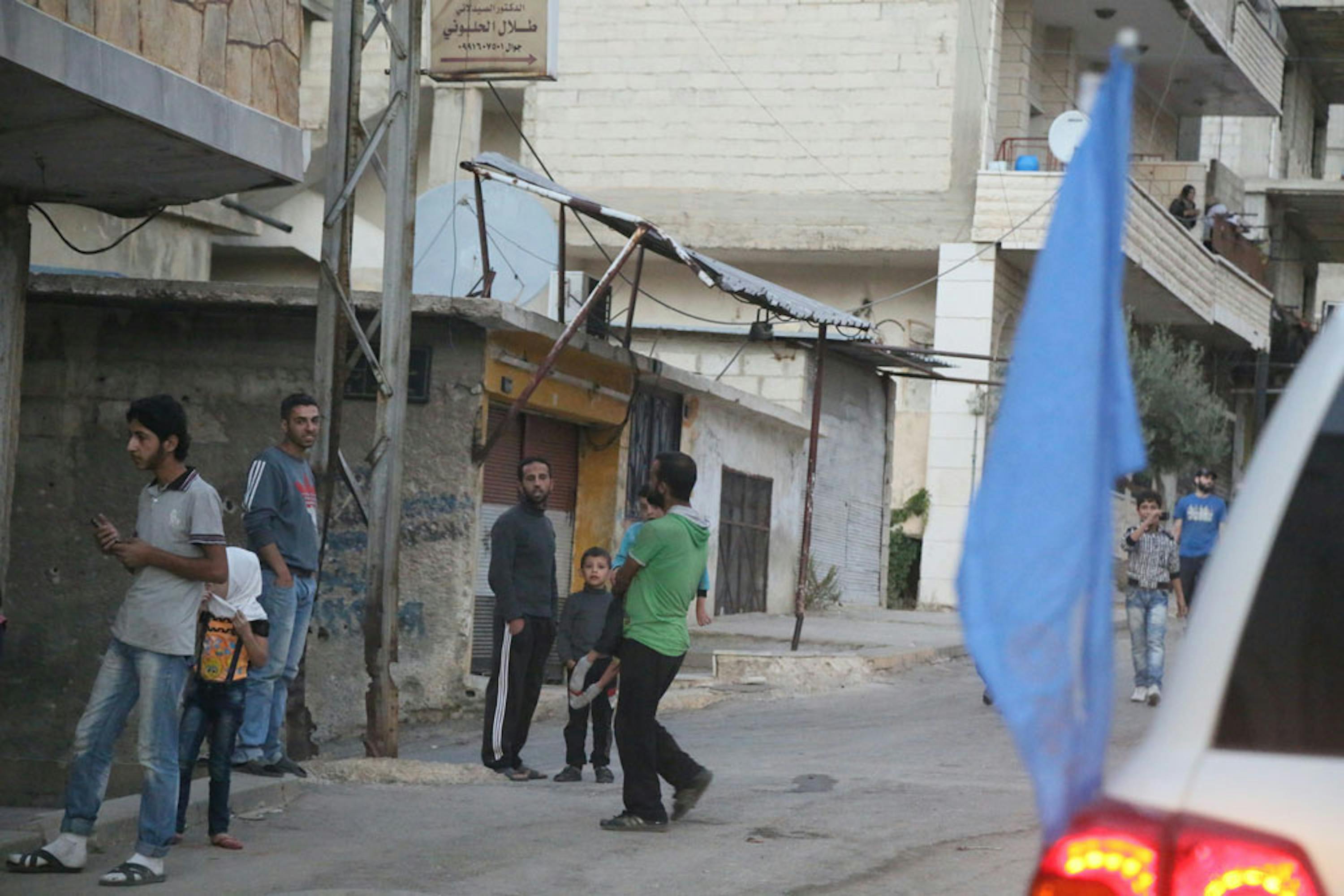 Un momento dell'arrivo a Madaya (Siria) del convoglio umanitario delle Nazioni Unite - ©UNICEF/UN033472/Al-Saleh/WFP