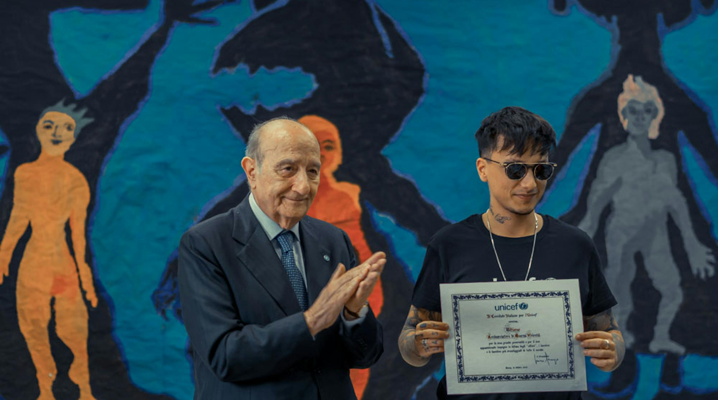 Il presidente dell'UNICEF Italia Francesco Samengo nomina Ultimo Goodwill Ambassador dell'UNICEF Italia 