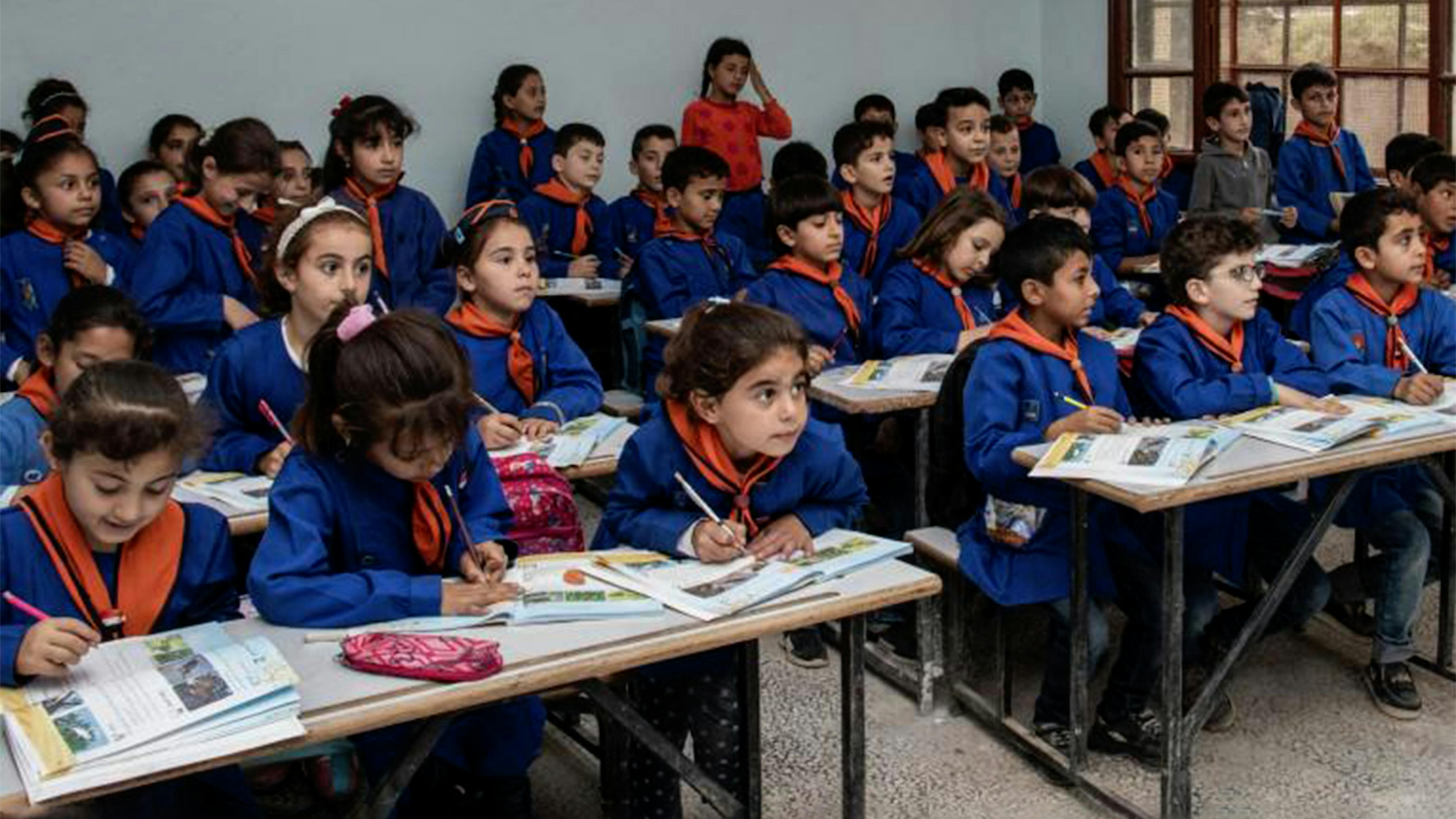 bambini,scuola, siria